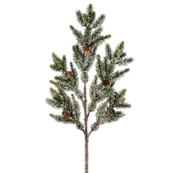 Iced Spruce w/Cone Spray, 36" (Green)