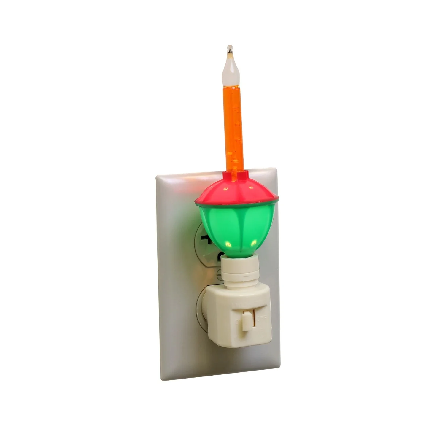 Incandescent Bubble Night Light - Orange or Red (2 styles - sold individually) - Image 3