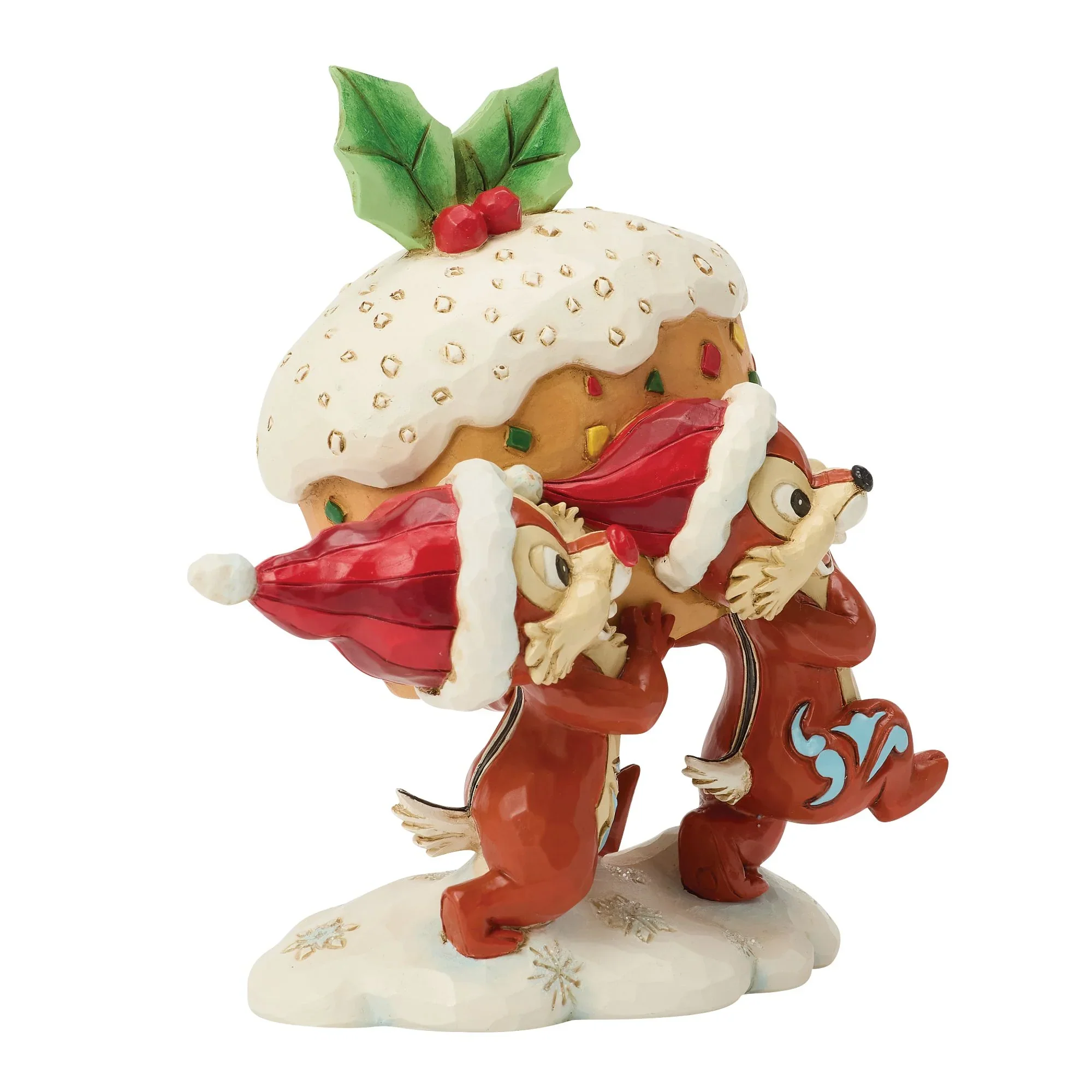 Jim Shore Chip & Dale Fruit Cake Figurine, 4.25" - Image 2