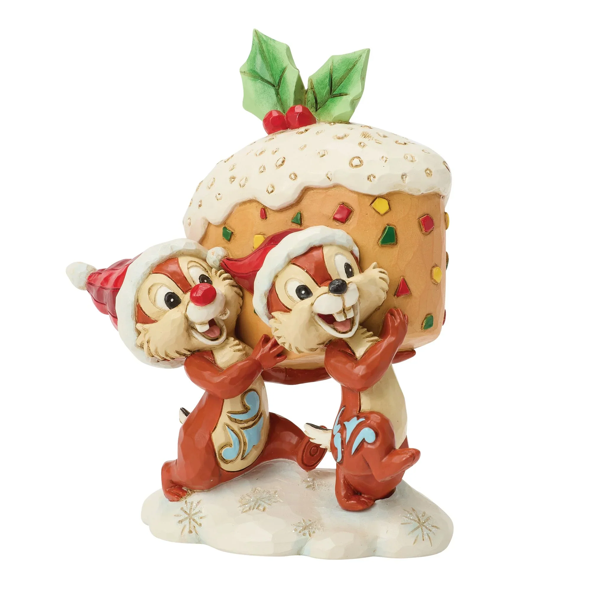 Jim Shore Chip & Dale Fruit Cake Figurine, 4.25" - Image 3