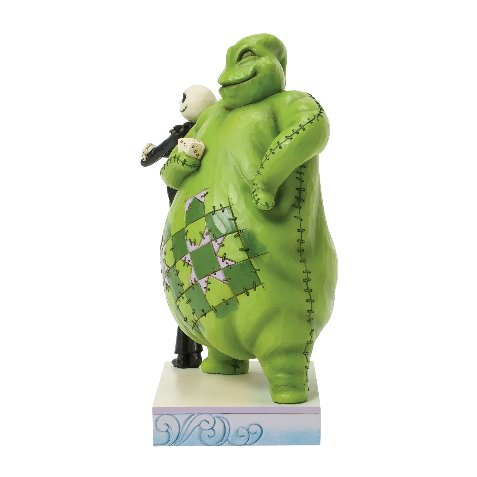Jim Shore Disney Jack and Oogie Back-to-Back Figurine, 8.75" - Image 4