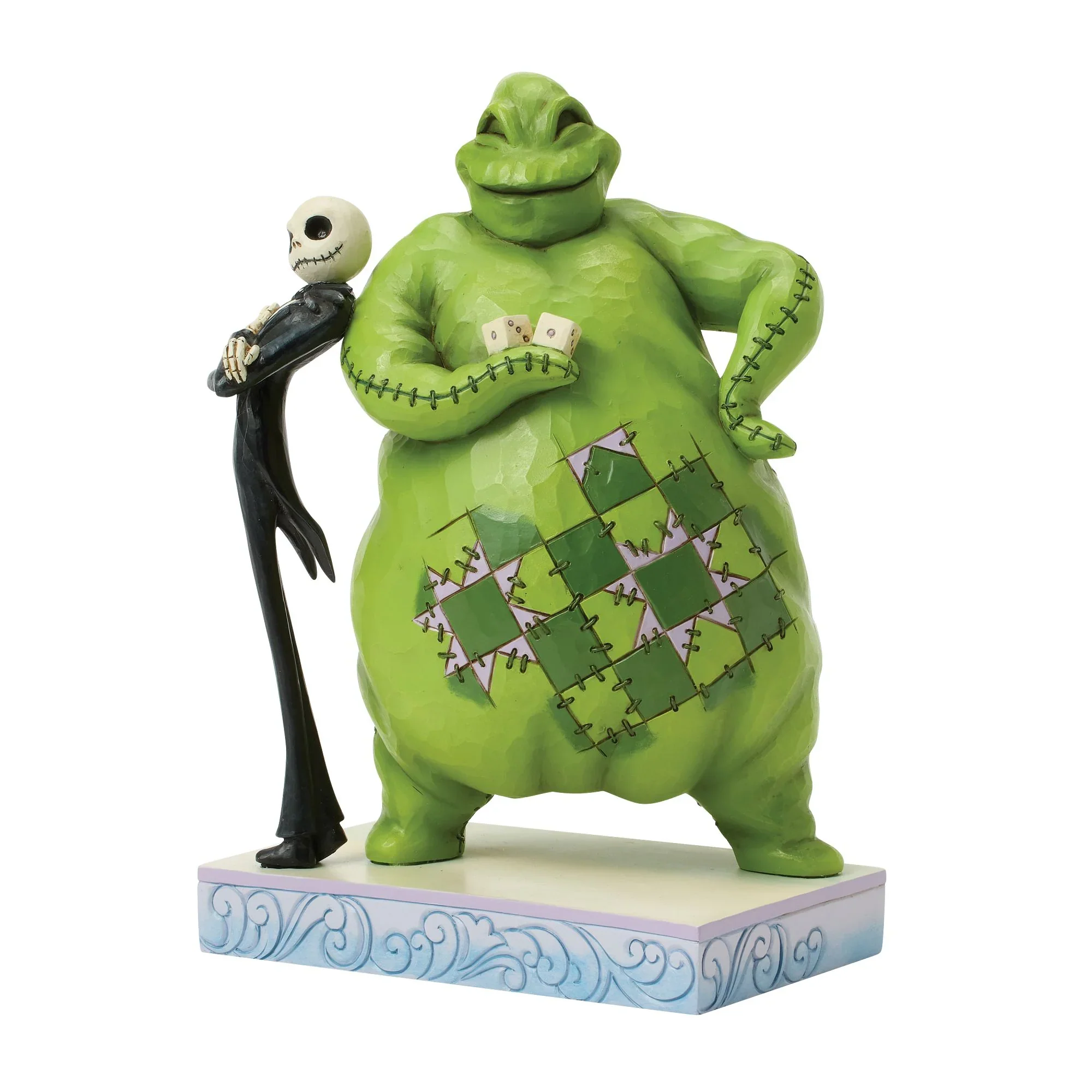Jim Shore Disney Jack and Oogie Back-to-Back Figurine, 8.75" - Image 5