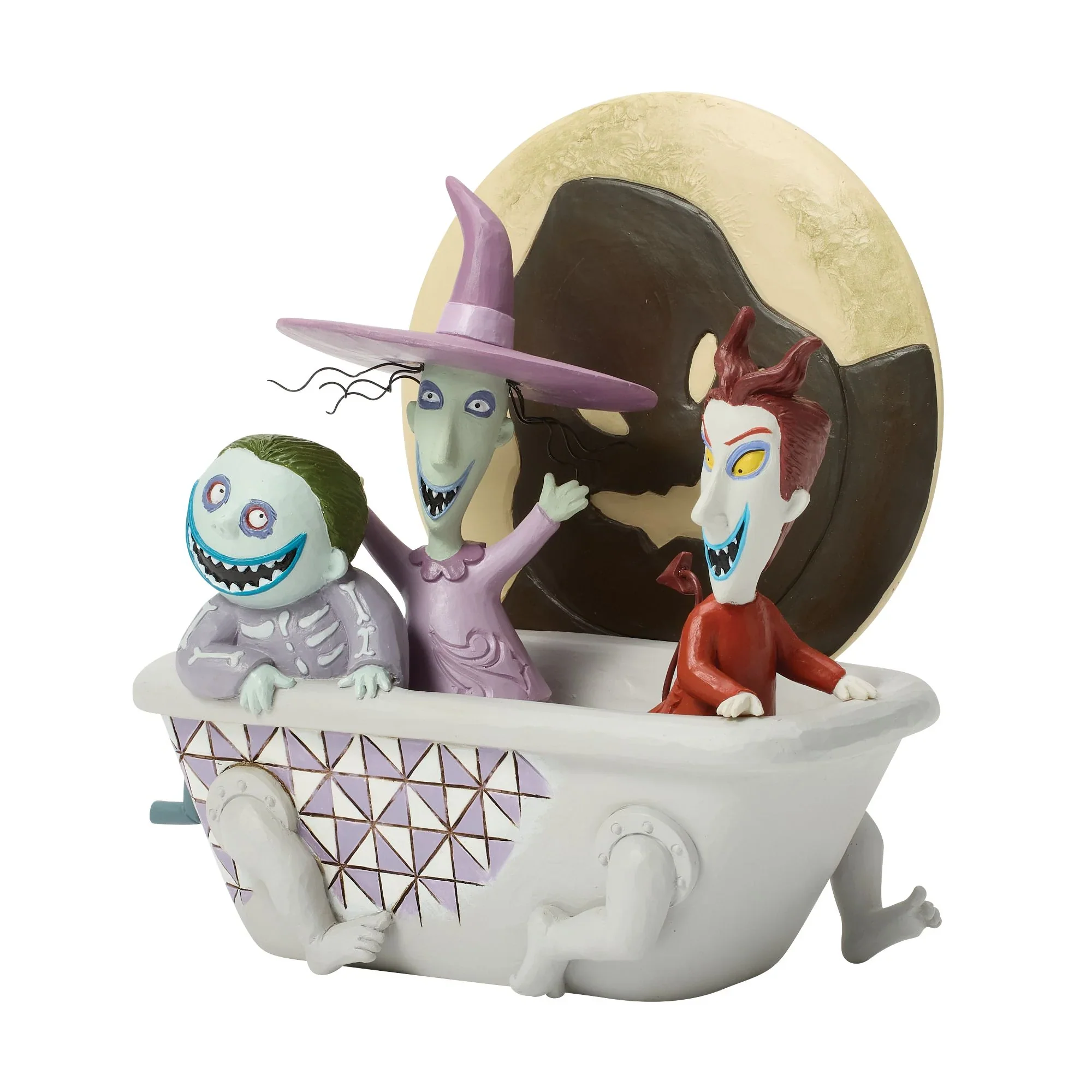 Jim Shore Disney Lock, Shock and Barrel in Tub Figurine, 6" - Image 2