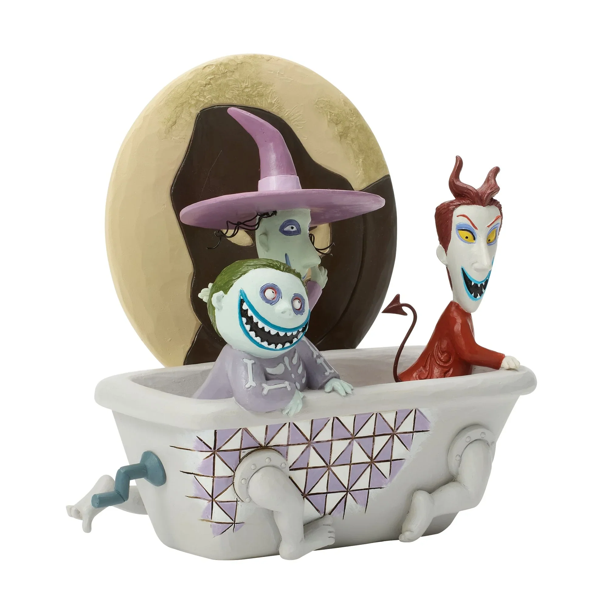 Jim Shore Disney Lock, Shock and Barrel in Tub Figurine, 6" - Image 3