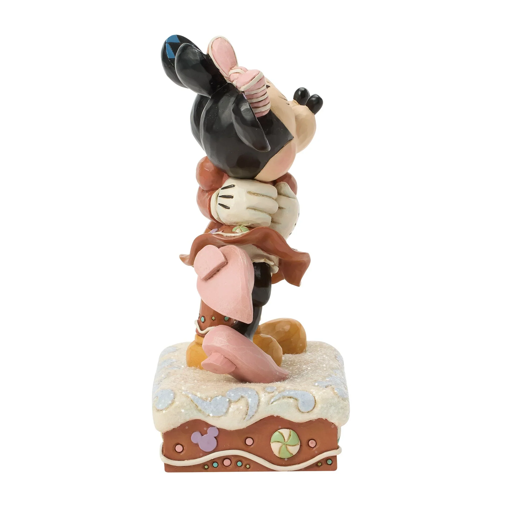 Jim Shore Disney Mickey and Minnie Gingerbread Figurine, 6.25" - Image 3