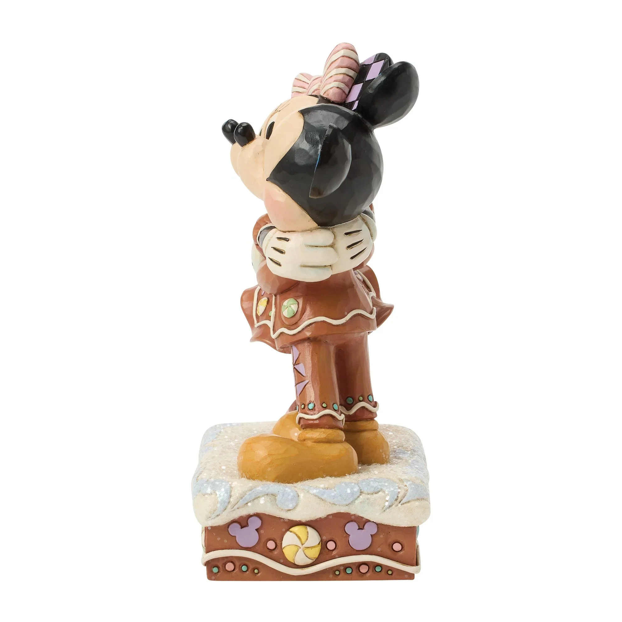 Jim Shore Disney Mickey and Minnie Gingerbread Figurine, 6.25" - Image 4