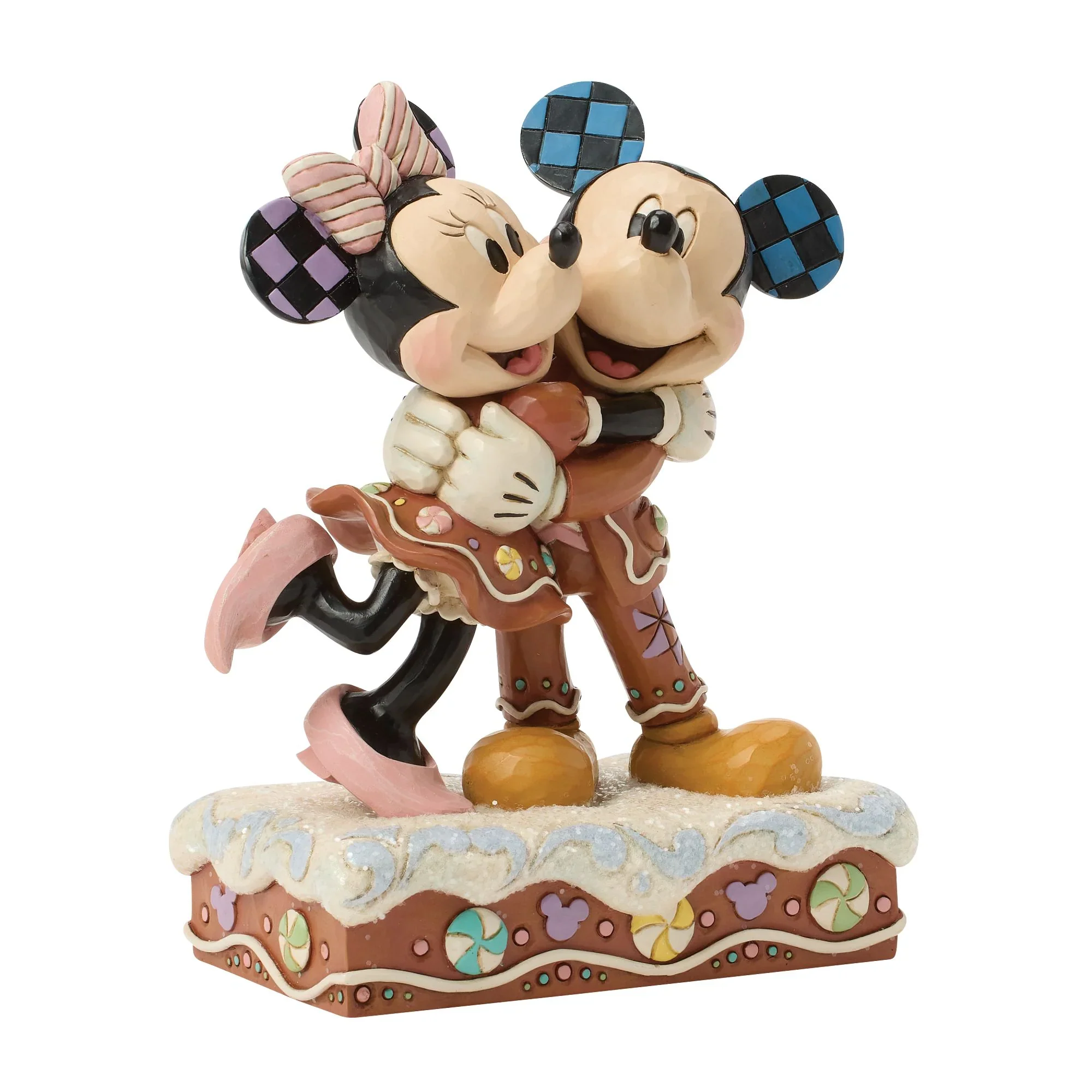 Jim Shore Disney Mickey and Minnie Gingerbread Figurine, 6.25" - Image 5