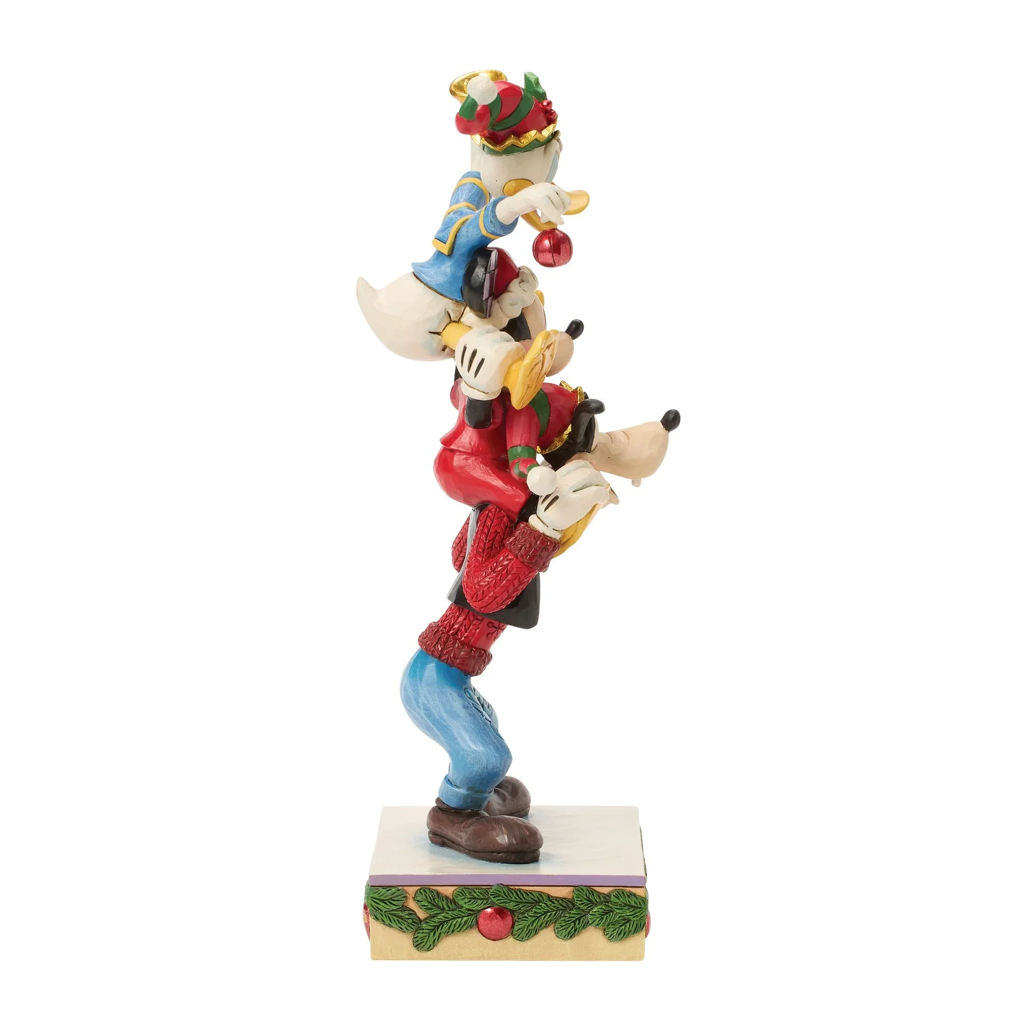 Jim Shore Disney Mickey Donald Goofy Stacked Figurine, 8.625" - Image 3