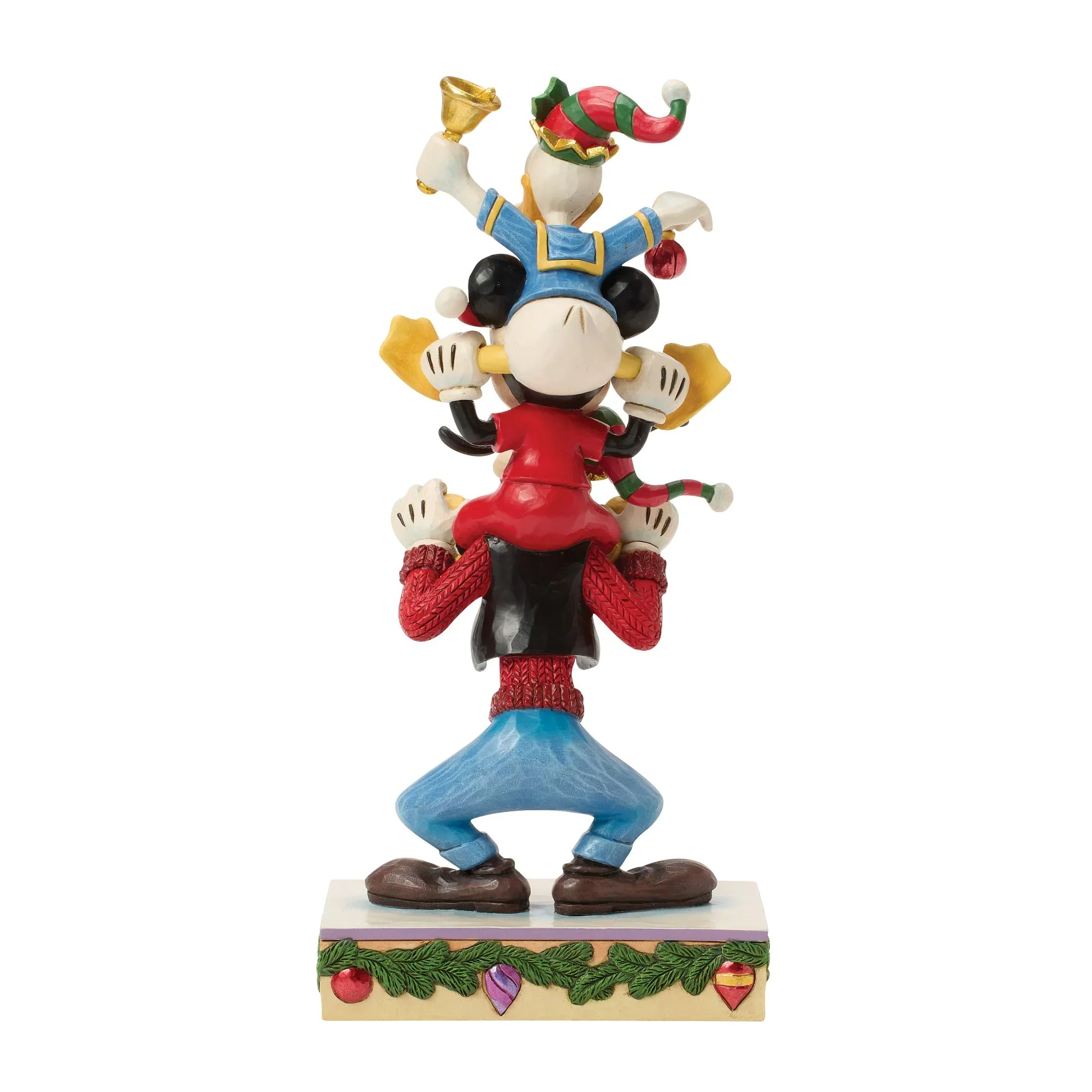 Jim Shore Disney Mickey Donald Goofy Stacked Figurine, 8.625" - Image 4