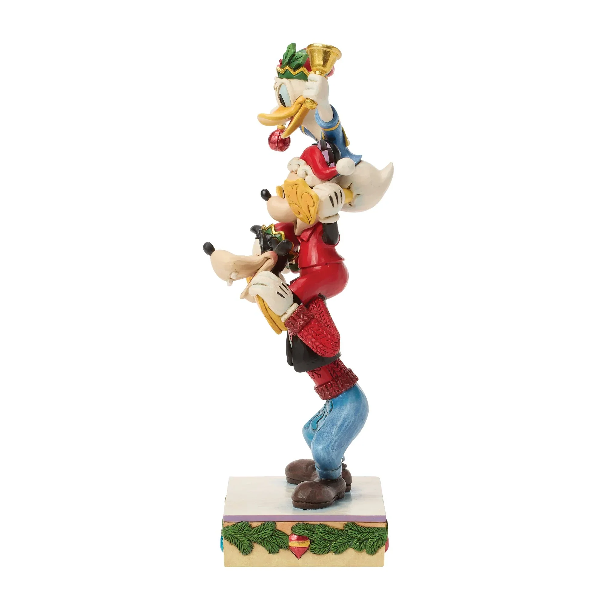 Jim Shore Disney Mickey Donald Goofy Stacked Figurine, 8.625" - Image 5