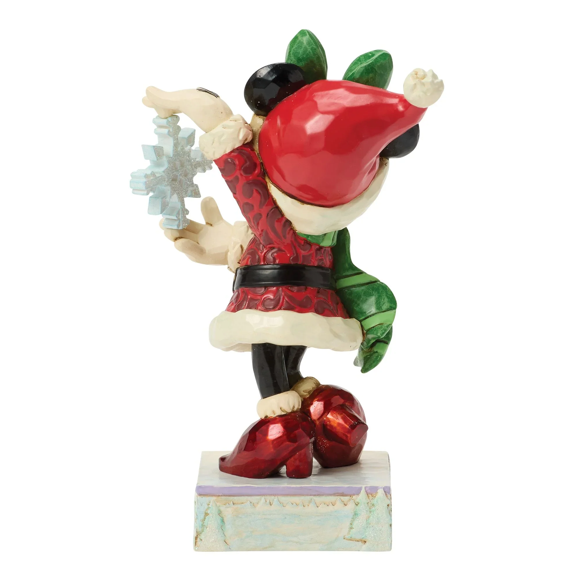 Jim Shore Disney Minnie with Snowflake Figurine, 5.5" - Image 5