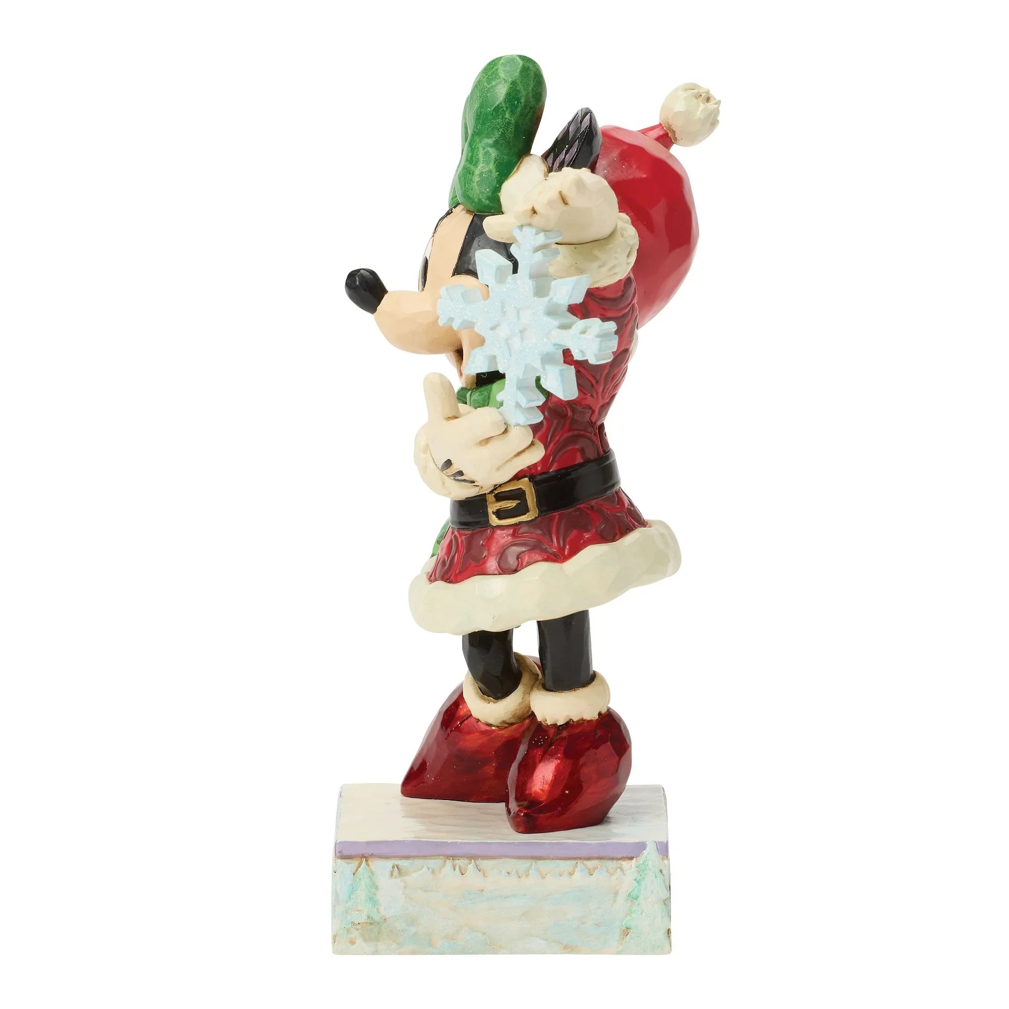 Jim Shore Disney Minnie with Snowflake Figurine, 5.5" - Image 6