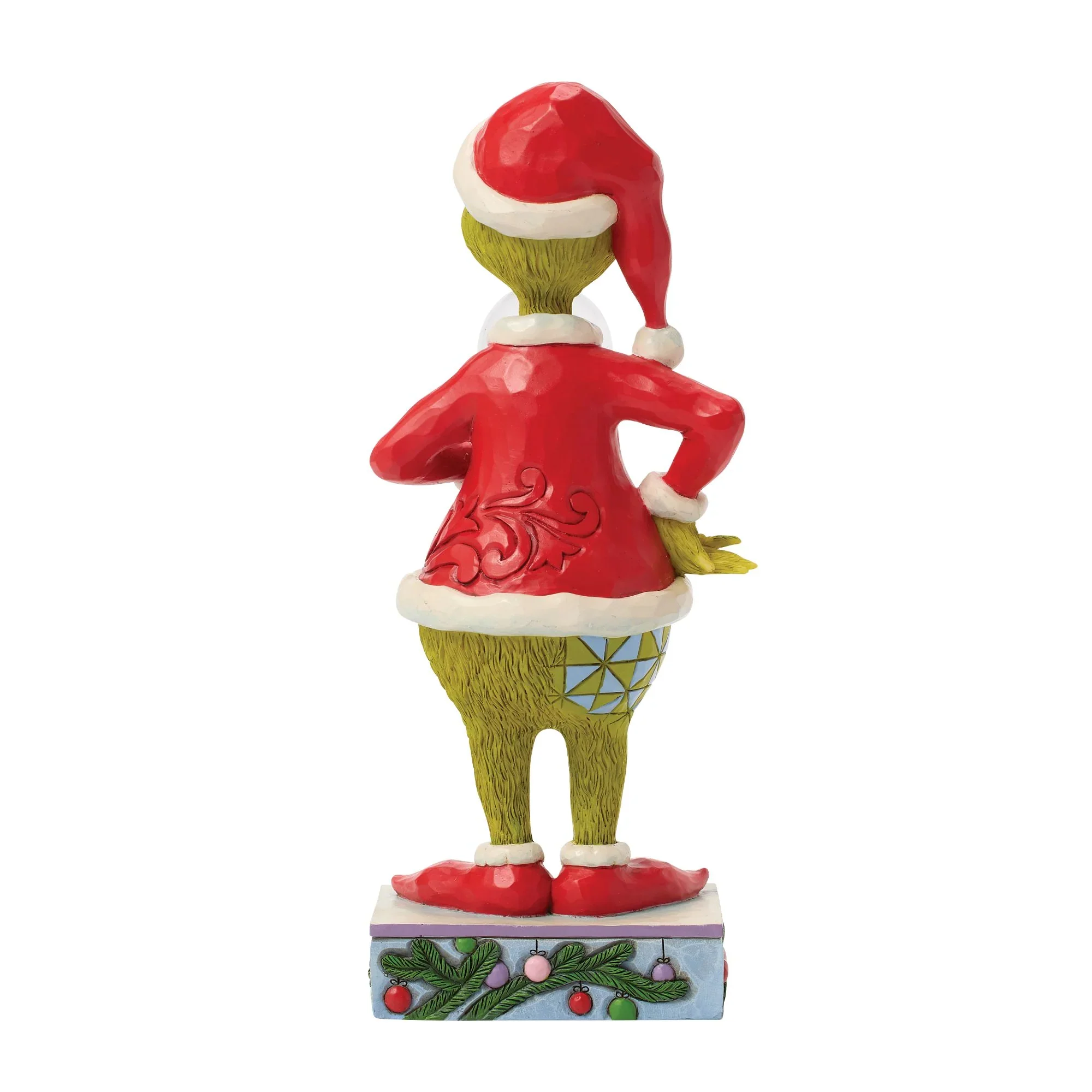 Jim Shore Grinch Holding Dome with Max Figurine, 9.25" - Image 4