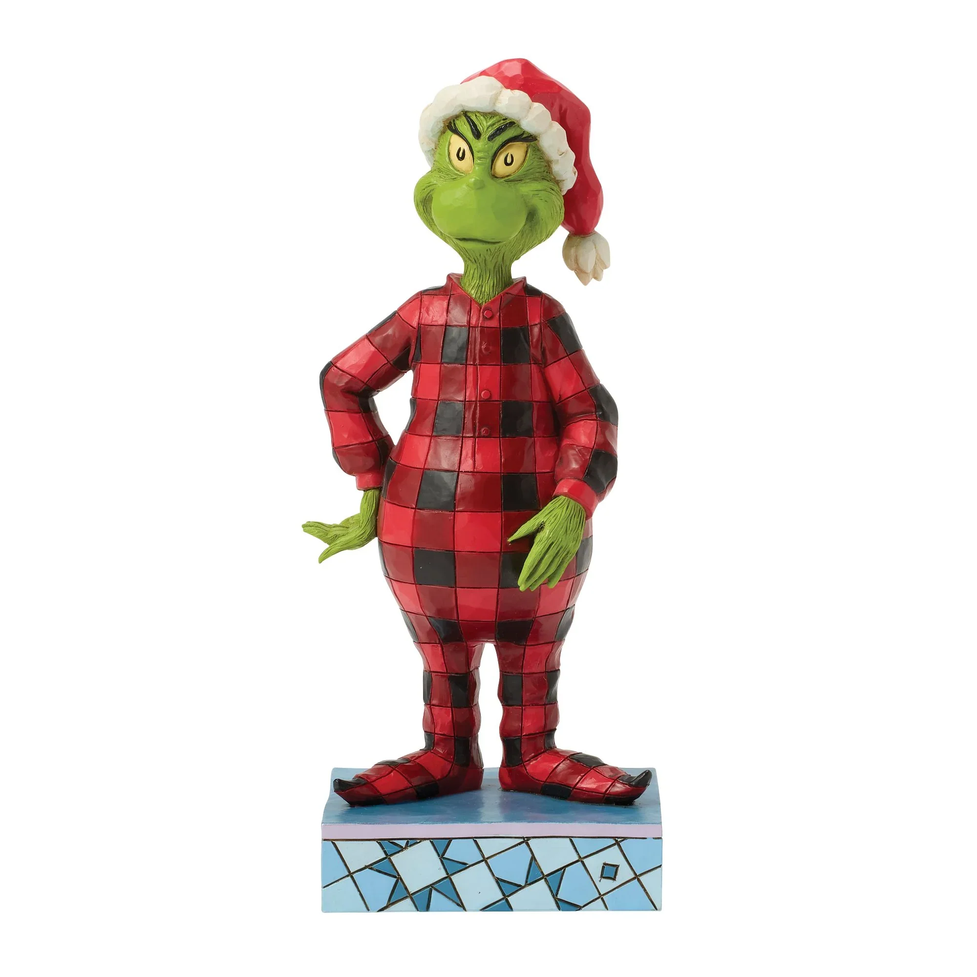 Jim Shore Grinch Wearing Pajamas Figurine, 6.7"