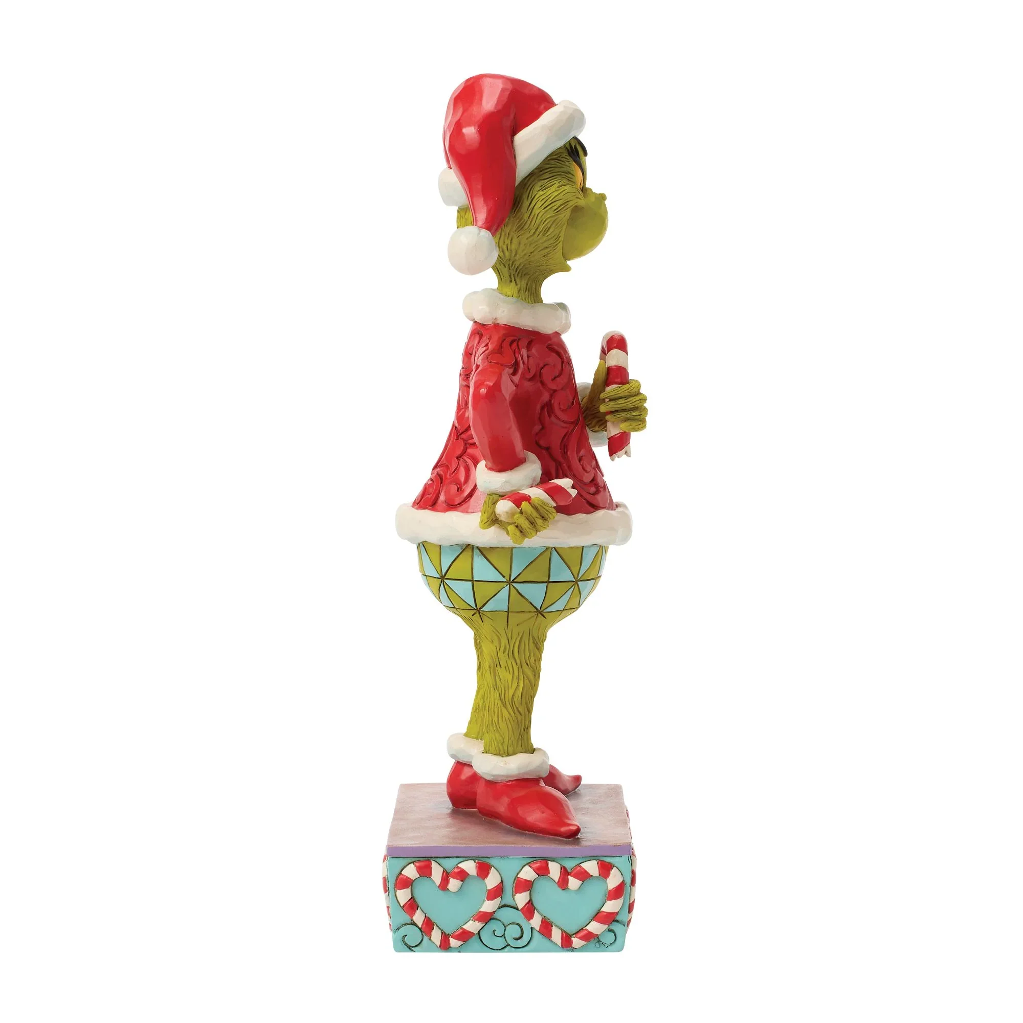 Jim Shore Grinch with Broken Candy Cane Figurine, 8.75" - Image 2