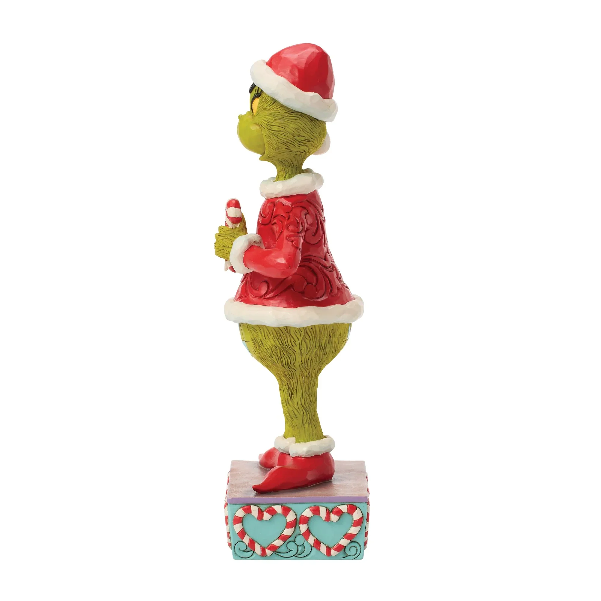 Jim Shore Grinch with Broken Candy Cane Figurine, 8.75" - Image 4