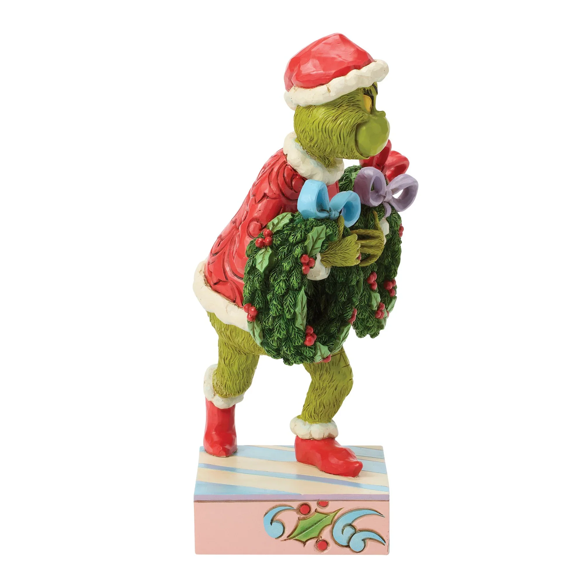 Jim Shore Grinch with Multiple Wreaths Figurine, 8" - Image 3