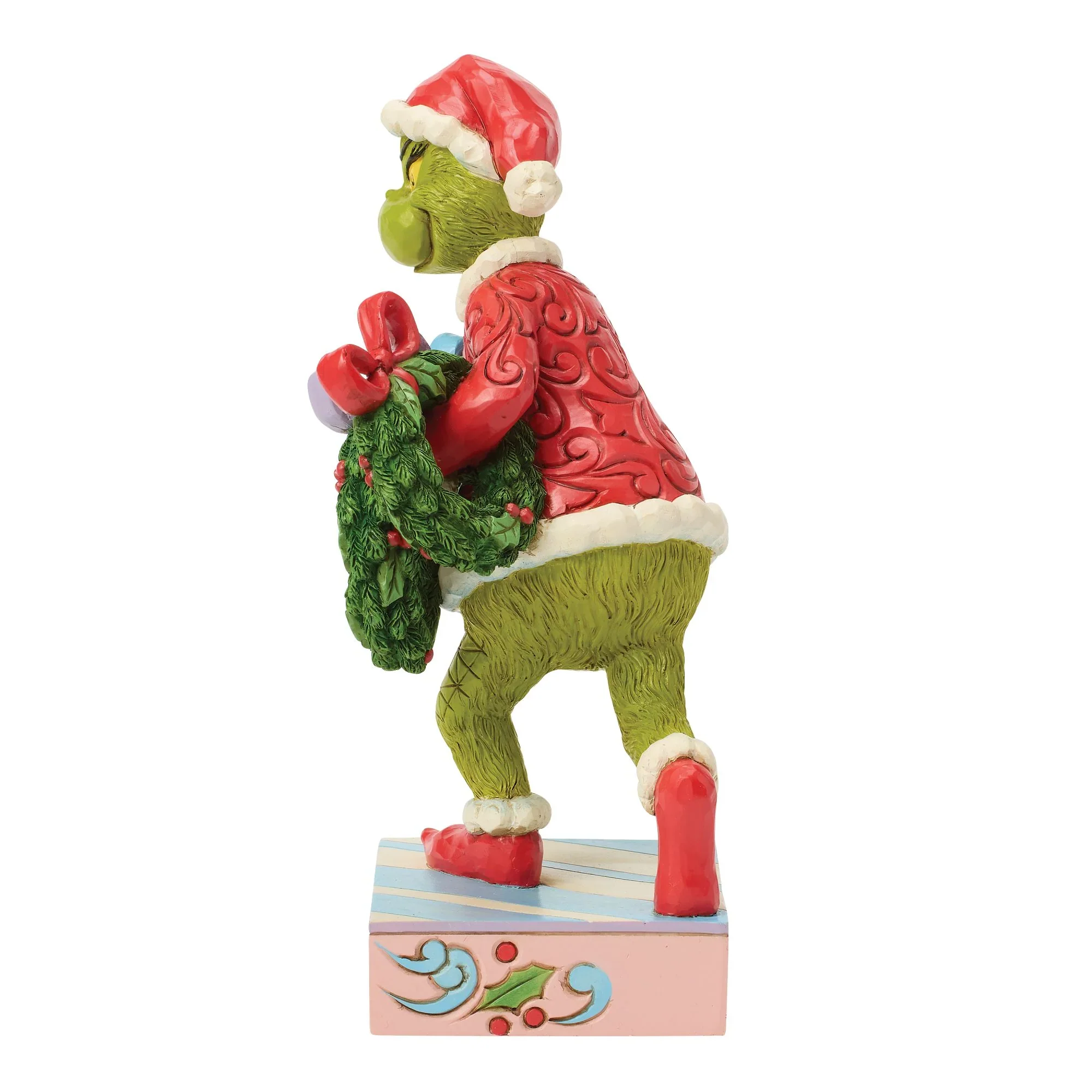 Jim Shore Grinch with Multiple Wreaths Figurine, 8" - Image 5