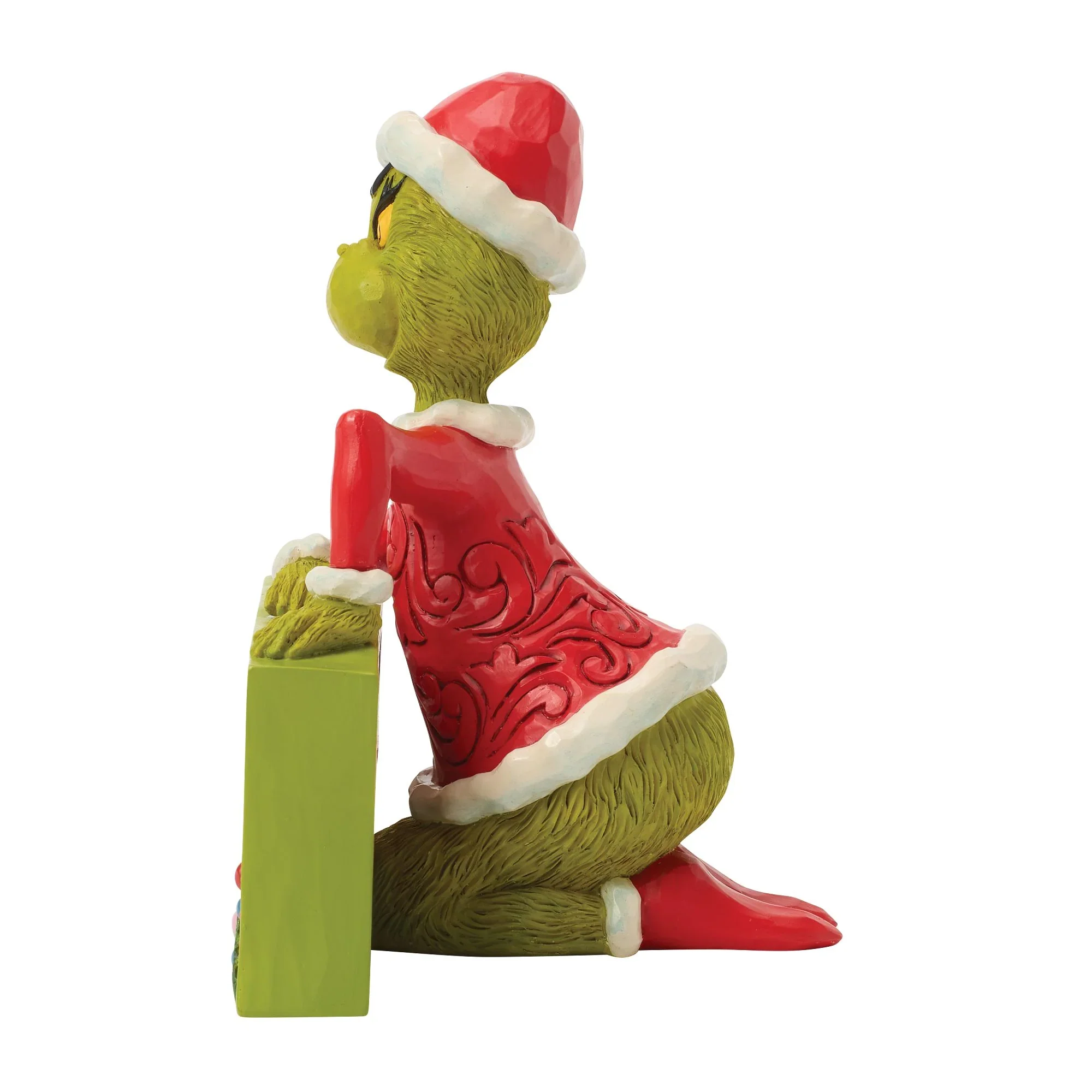 Jim Shore Grinch with Rotating Messages Figurine, 5.75" - Image 5