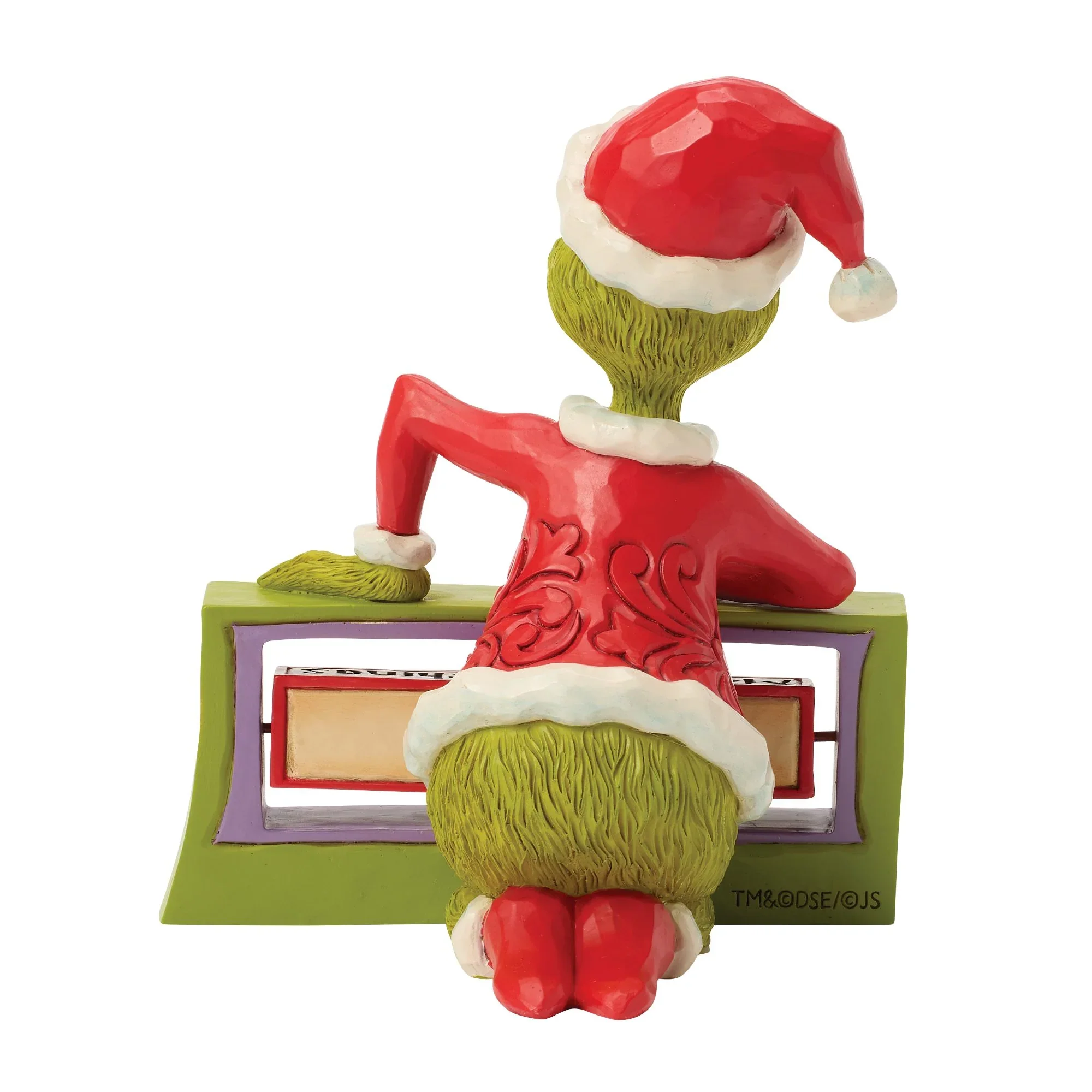 Jim Shore Grinch with Rotating Messages Figurine, 5.75" - Image 6