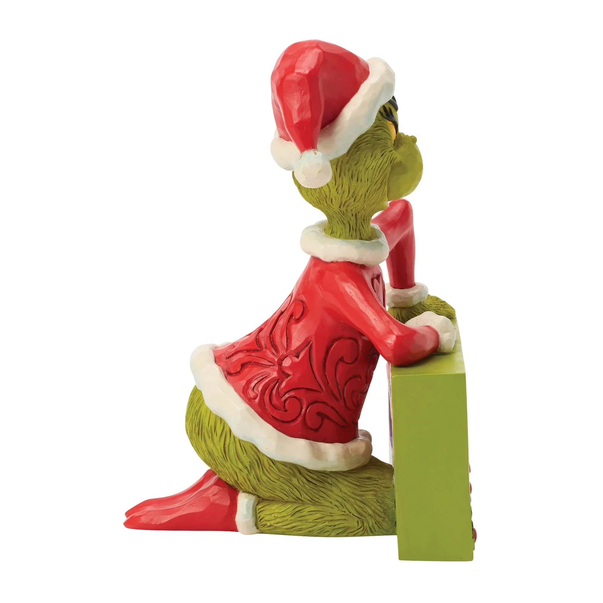 Jim Shore Grinch with Rotating Messages Figurine, 5.75" - Image 7
