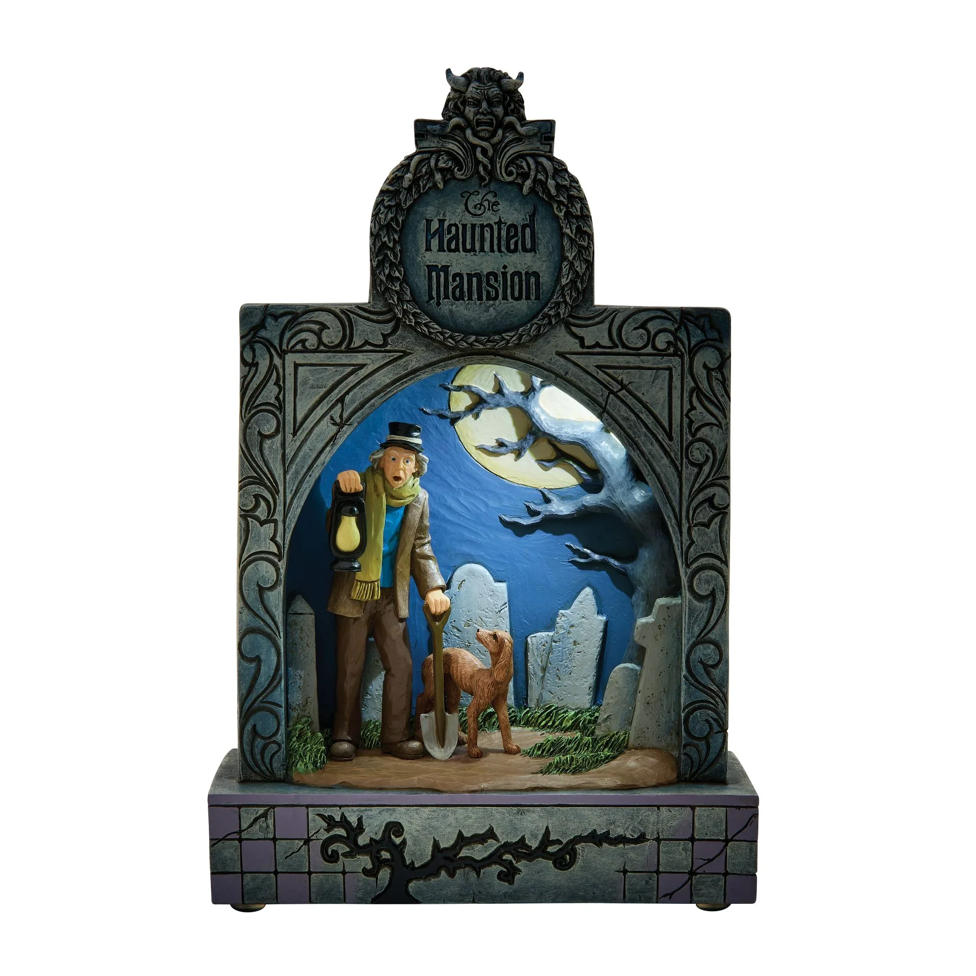 Jim Shore Disney Haunted Mansion Diorama Figurine, 10.5" - Image 3