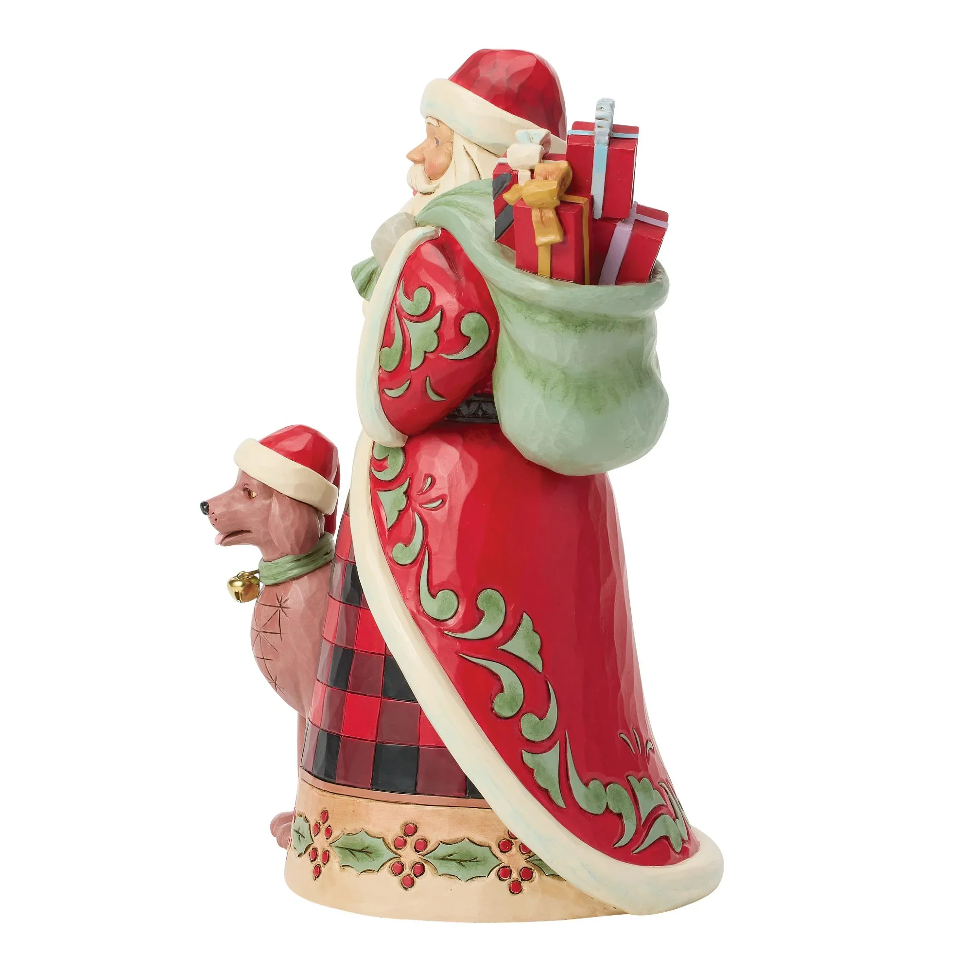 Jim Shore Highland Glen Santa Pet Dog Figurine, 9.65" - Image 2