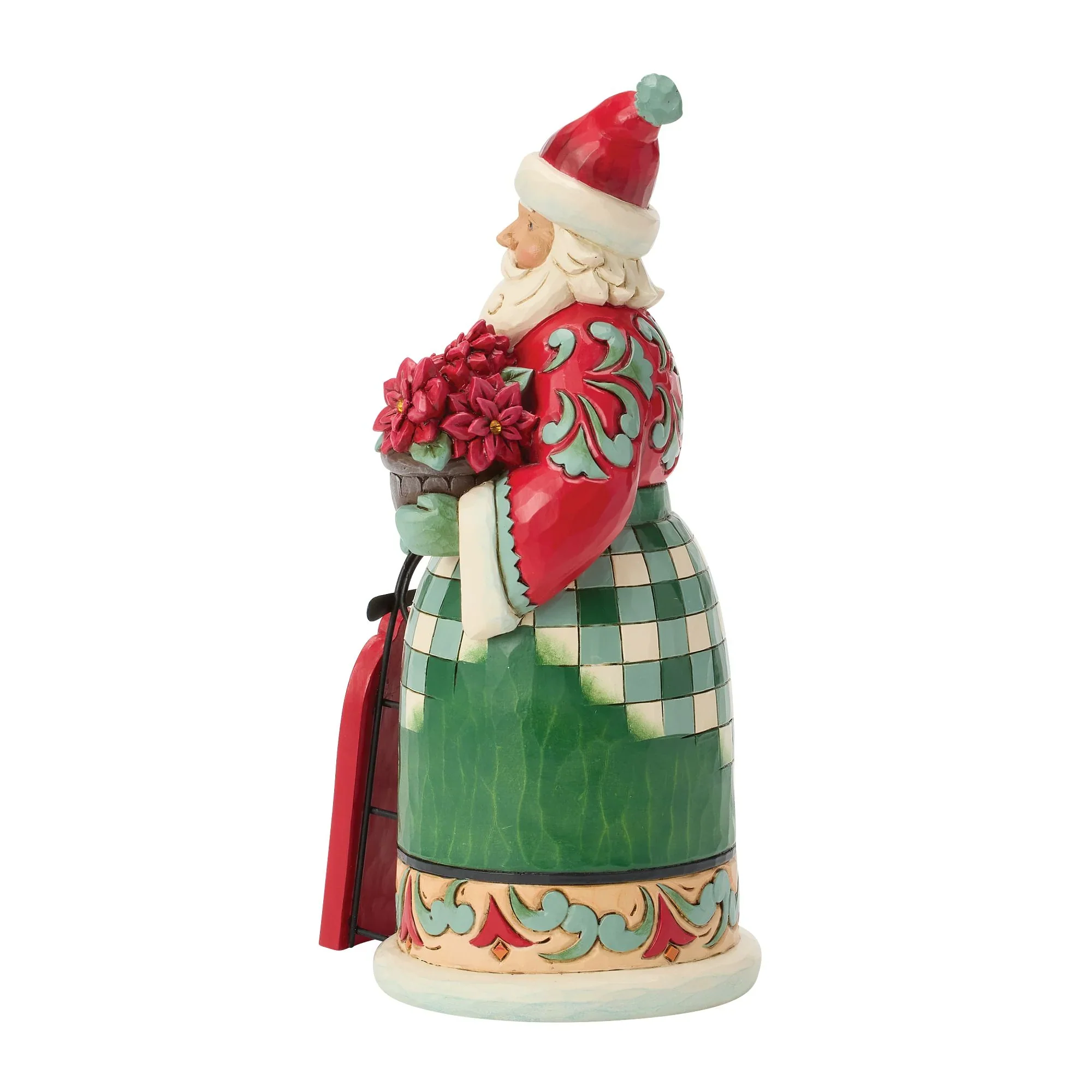 Jim Shore Highland Glen Santa Sled Figurine, 8.27" - Image 2