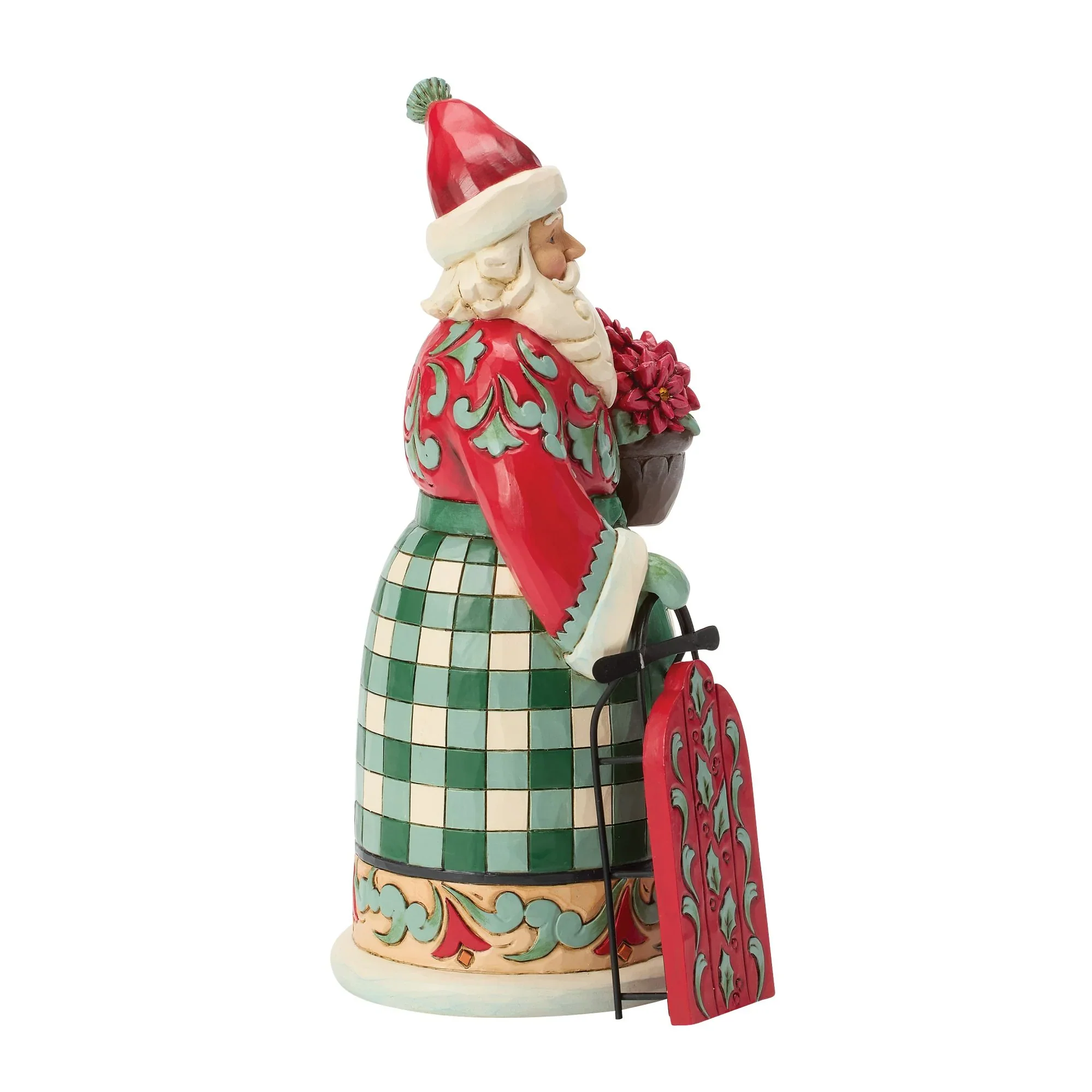 Jim Shore Highland Glen Santa Sled Figurine, 8.27" - Image 4