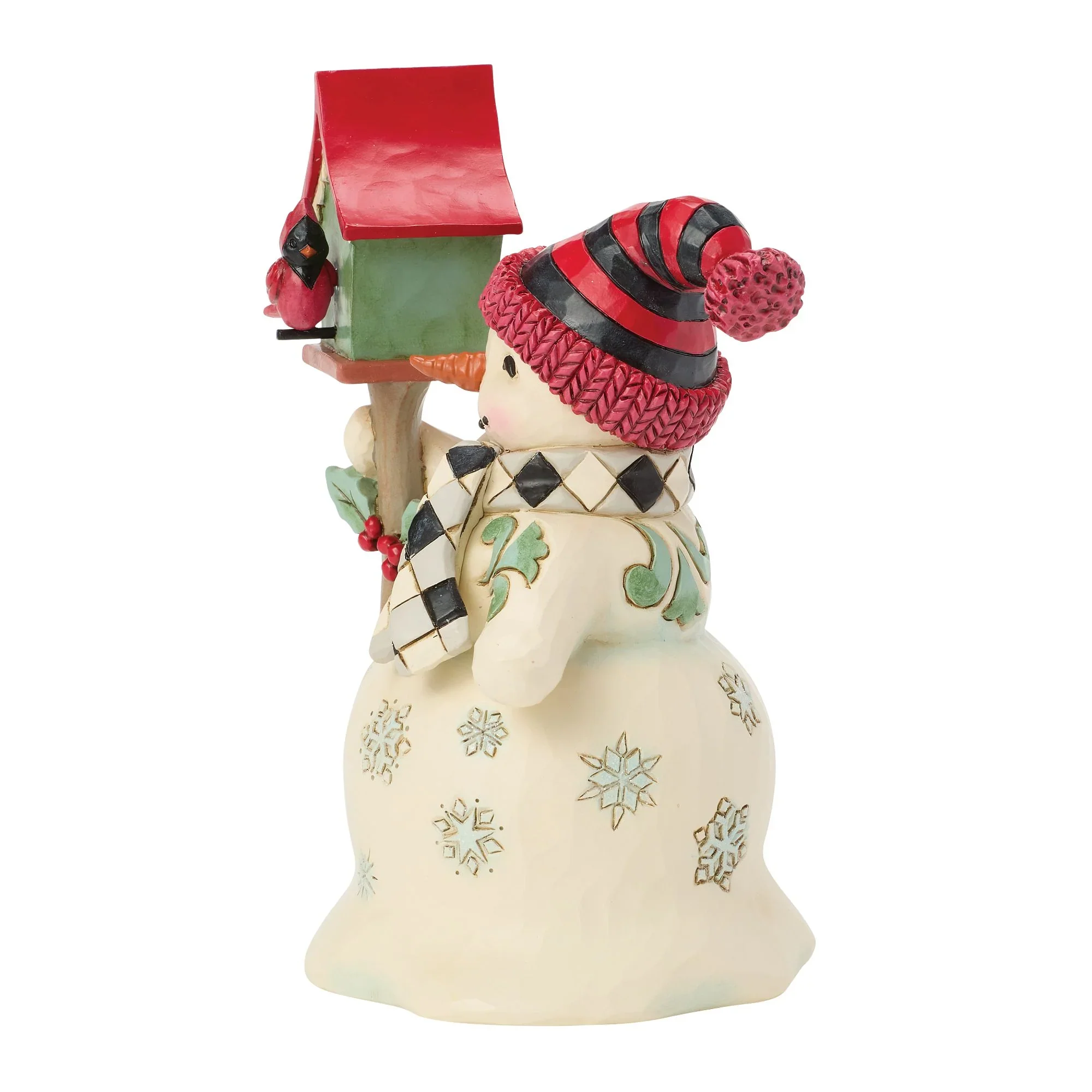 Jim Shore Highland Glen Snowman Birdhouse Figurine, 5.63" - Image 2