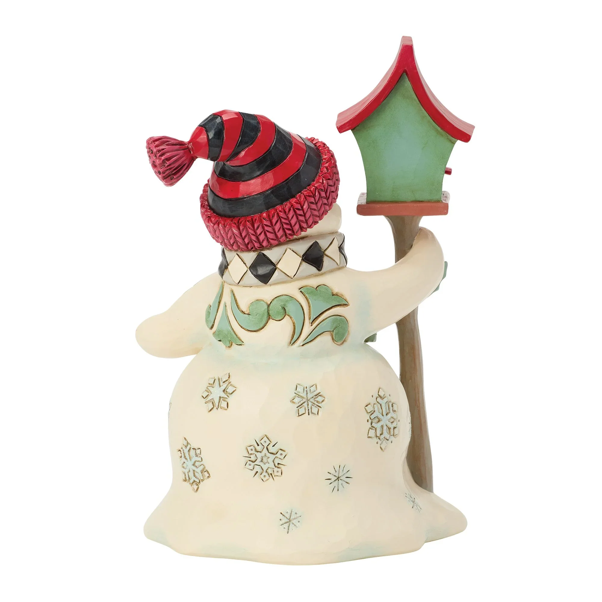 Jim Shore Highland Glen Snowman Birdhouse Figurine, 5.63" - Image 3