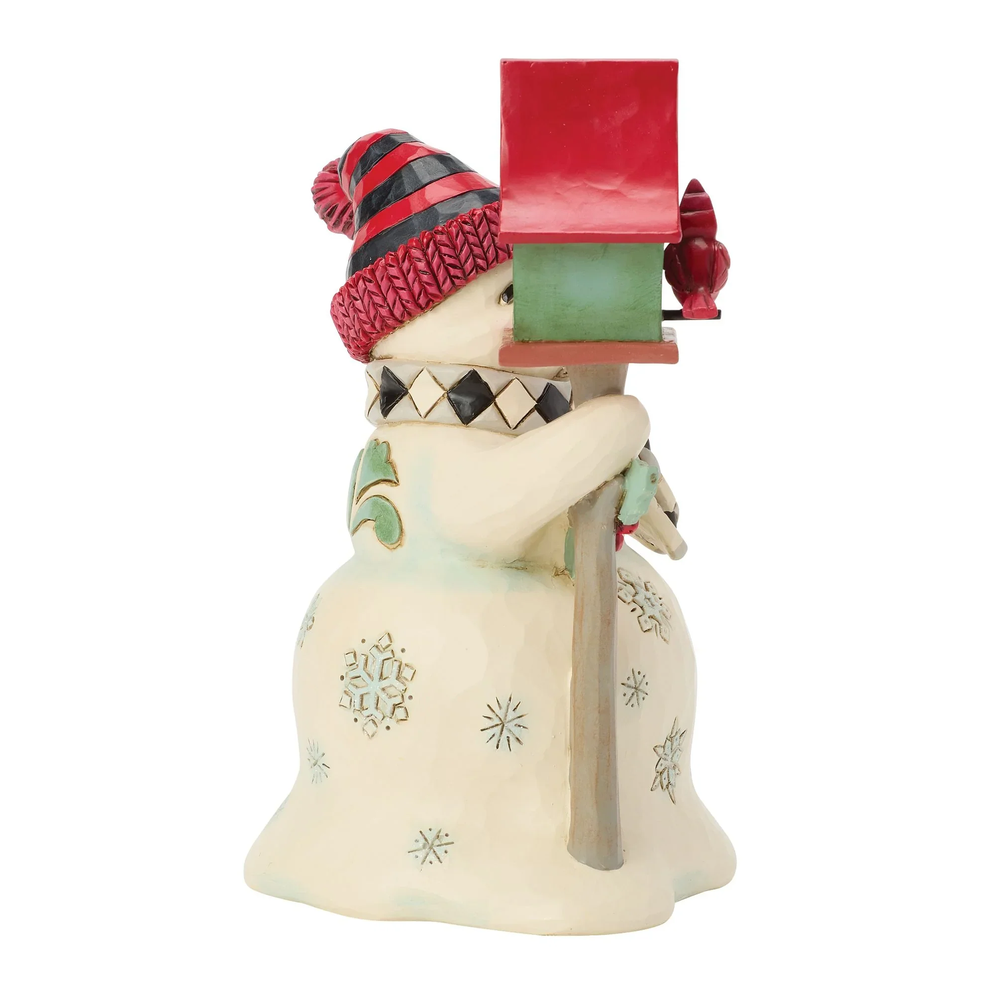 Jim Shore Highland Glen Snowman Birdhouse Figurine, 5.63" - Image 5