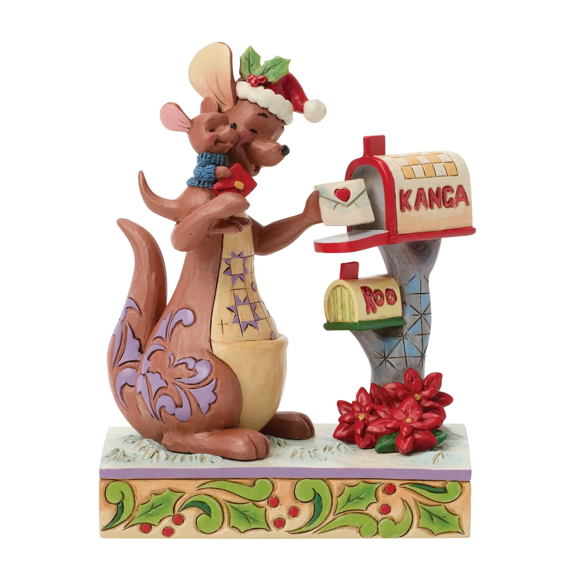 Jim Shore Kanga & Roo Christmas Figurine, 5.25"