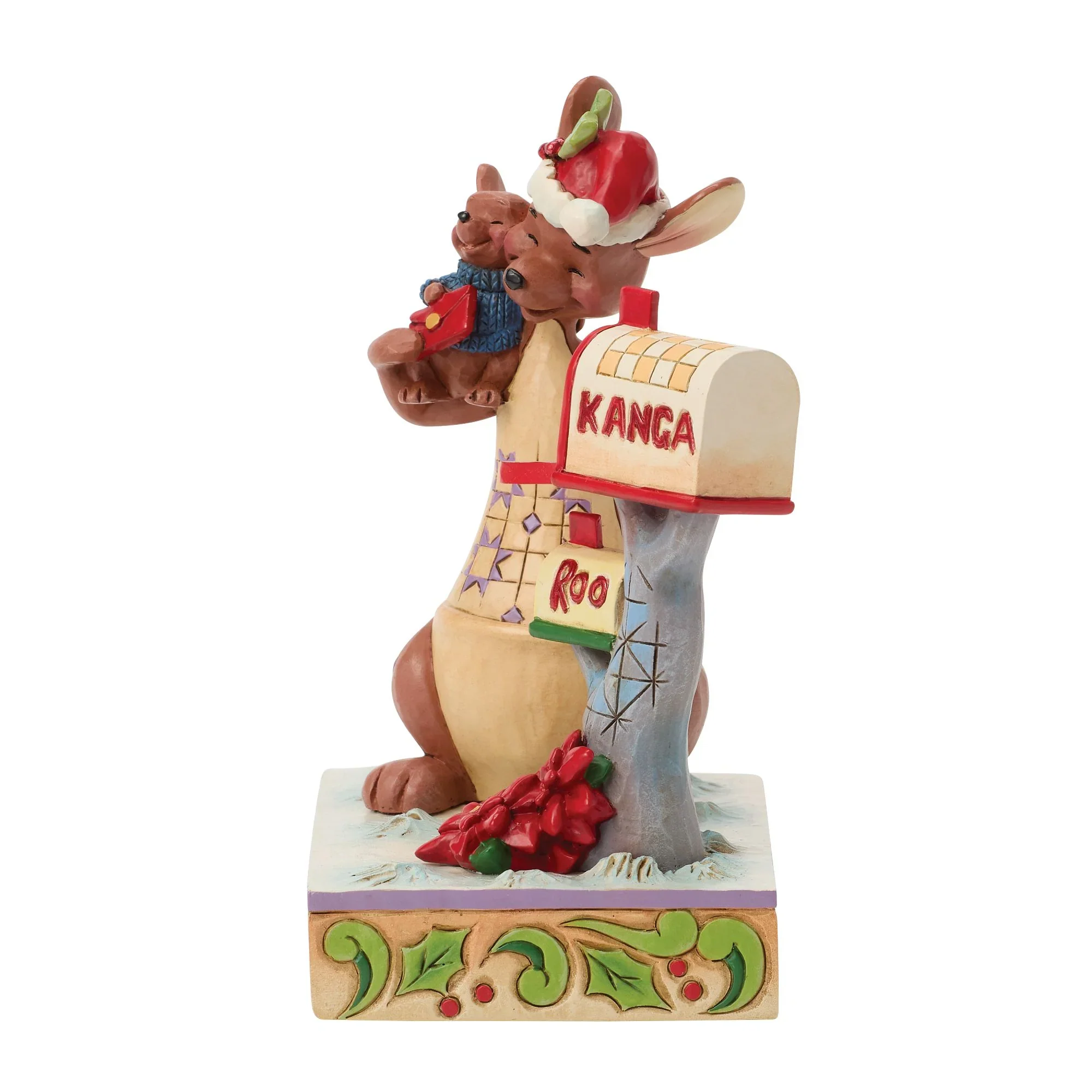 Jim Shore Kanga & Roo Christmas Figurine, 5.25" - Image 5