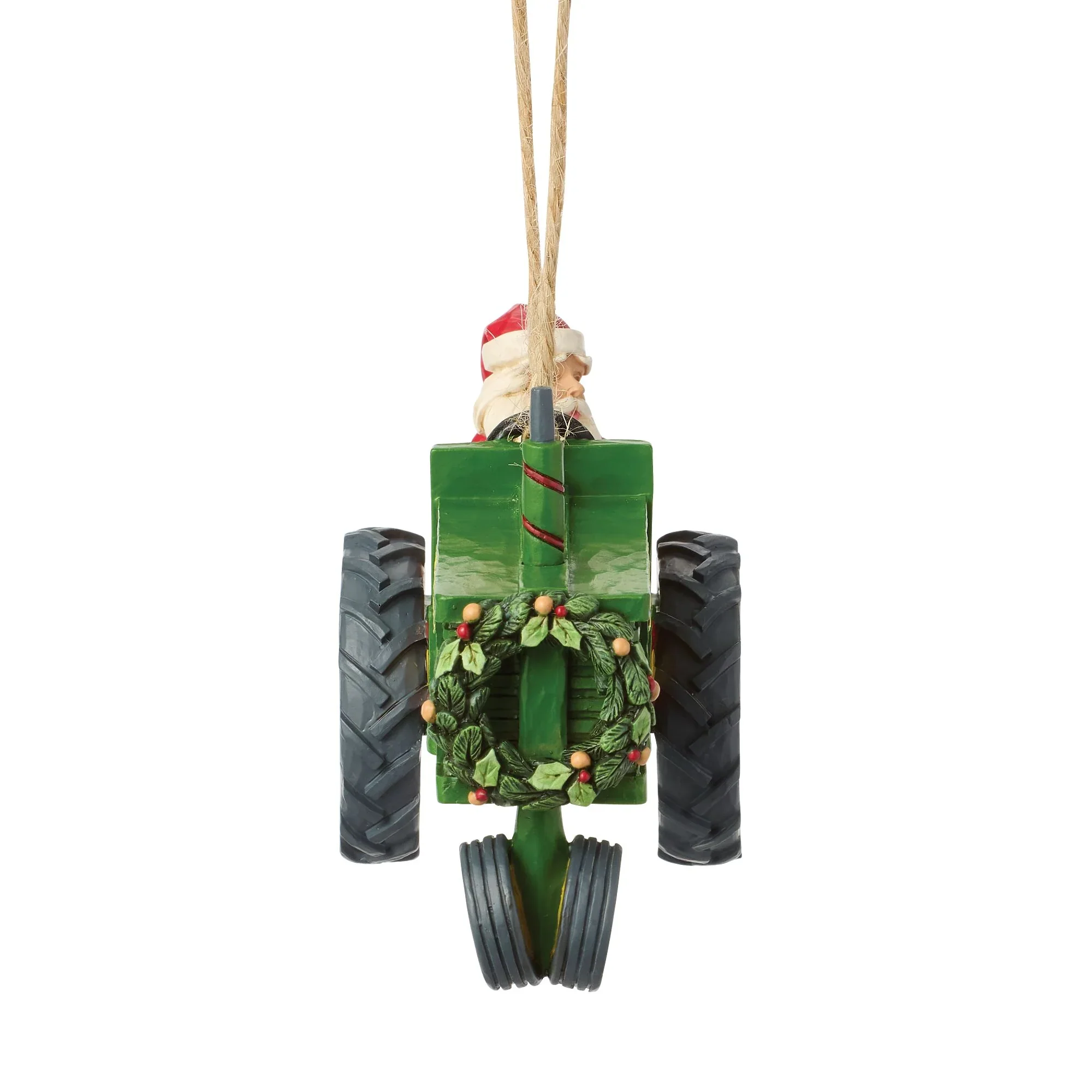 Jim Shore Santa John Deere Tractor H/O Ornament, 2.95" - Image 7