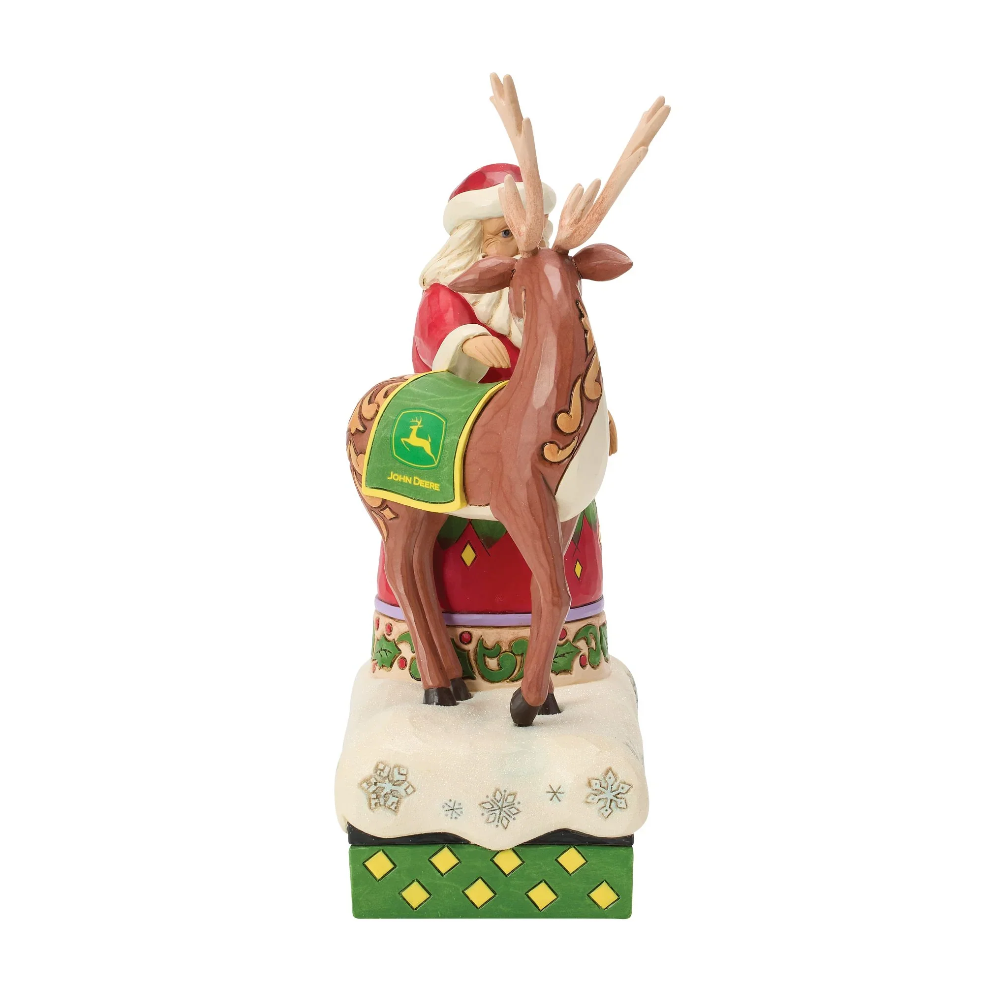 Jim Shore Santa Reindeer John Deere, 9.45" - Image 4