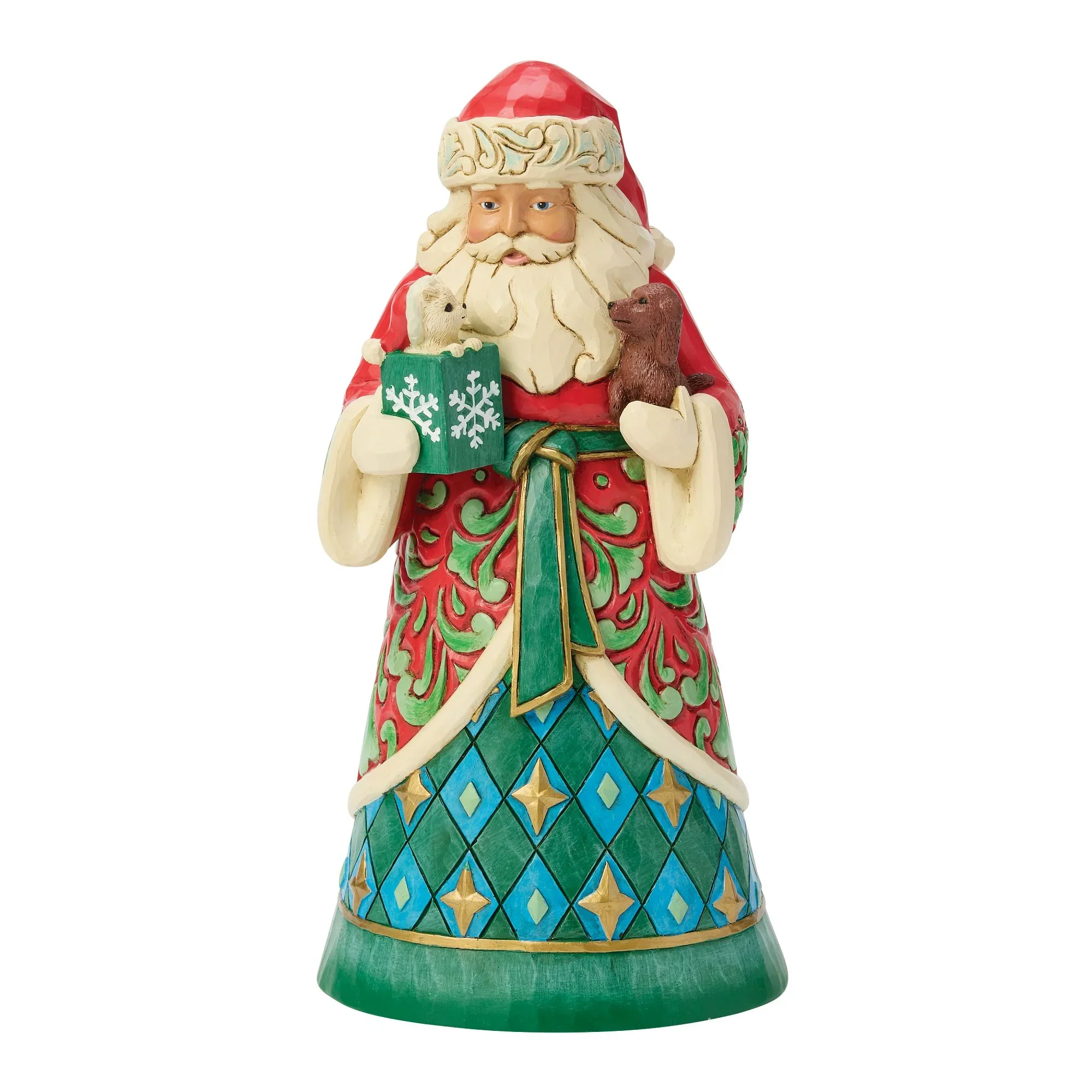 Jim Shore Santa Rescue Pets Figurine, 8" - Image 2