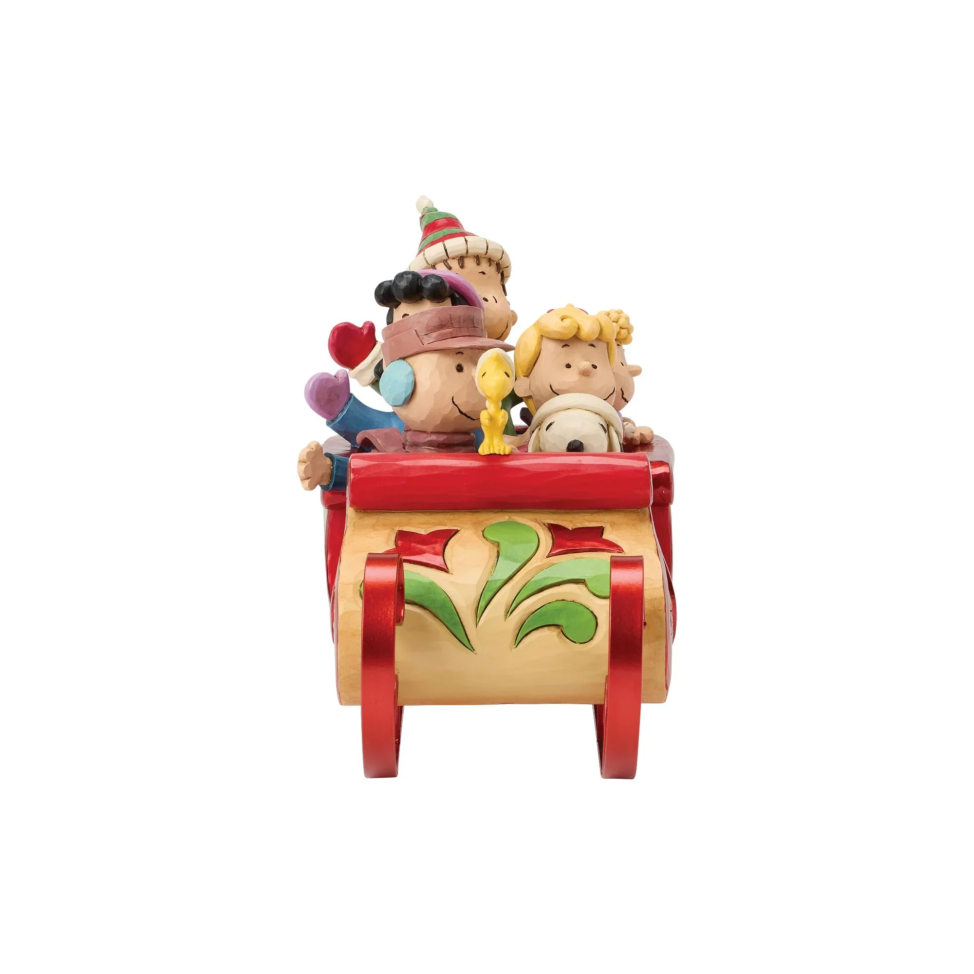 Jim Shore Snoopy and Friends in Sleigh Figurine, 6.89" - Image 6