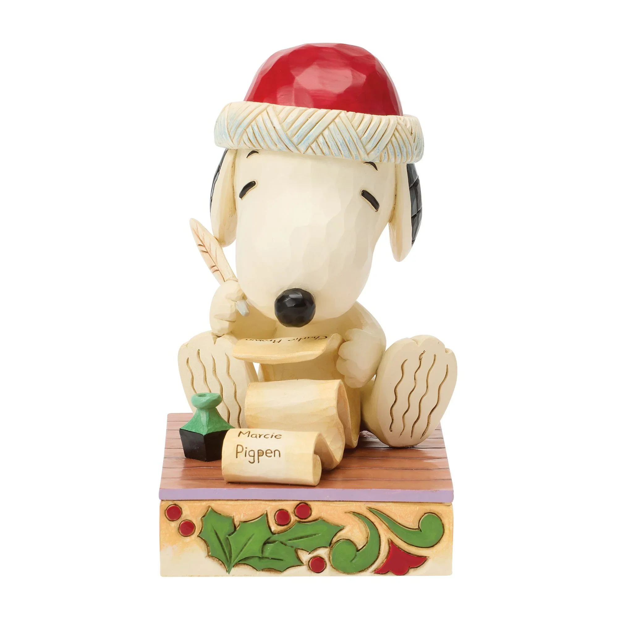 Jim Shore Snoopy Christmas List Figurine, 5.1" - Image 3