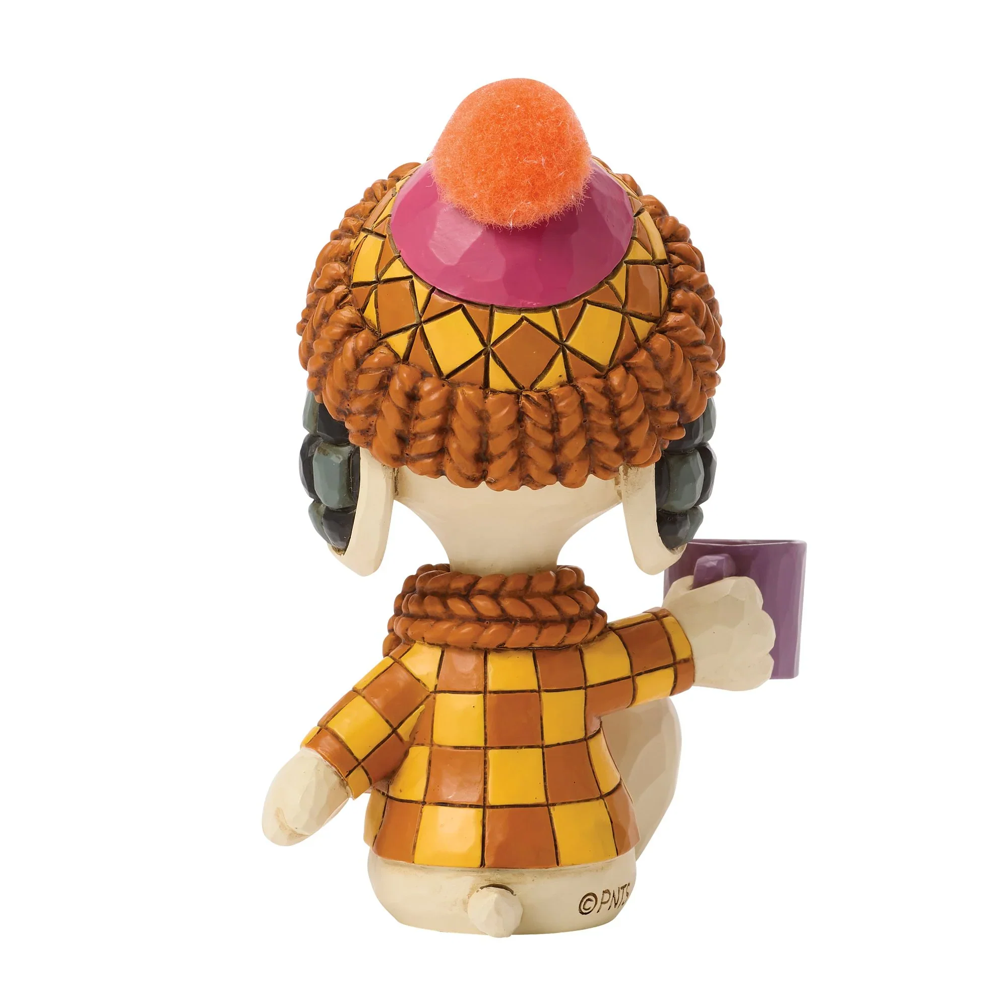 Jim Shore Snoopy Cozy for Fall with Mug Figurine, 4.25" - Image 4