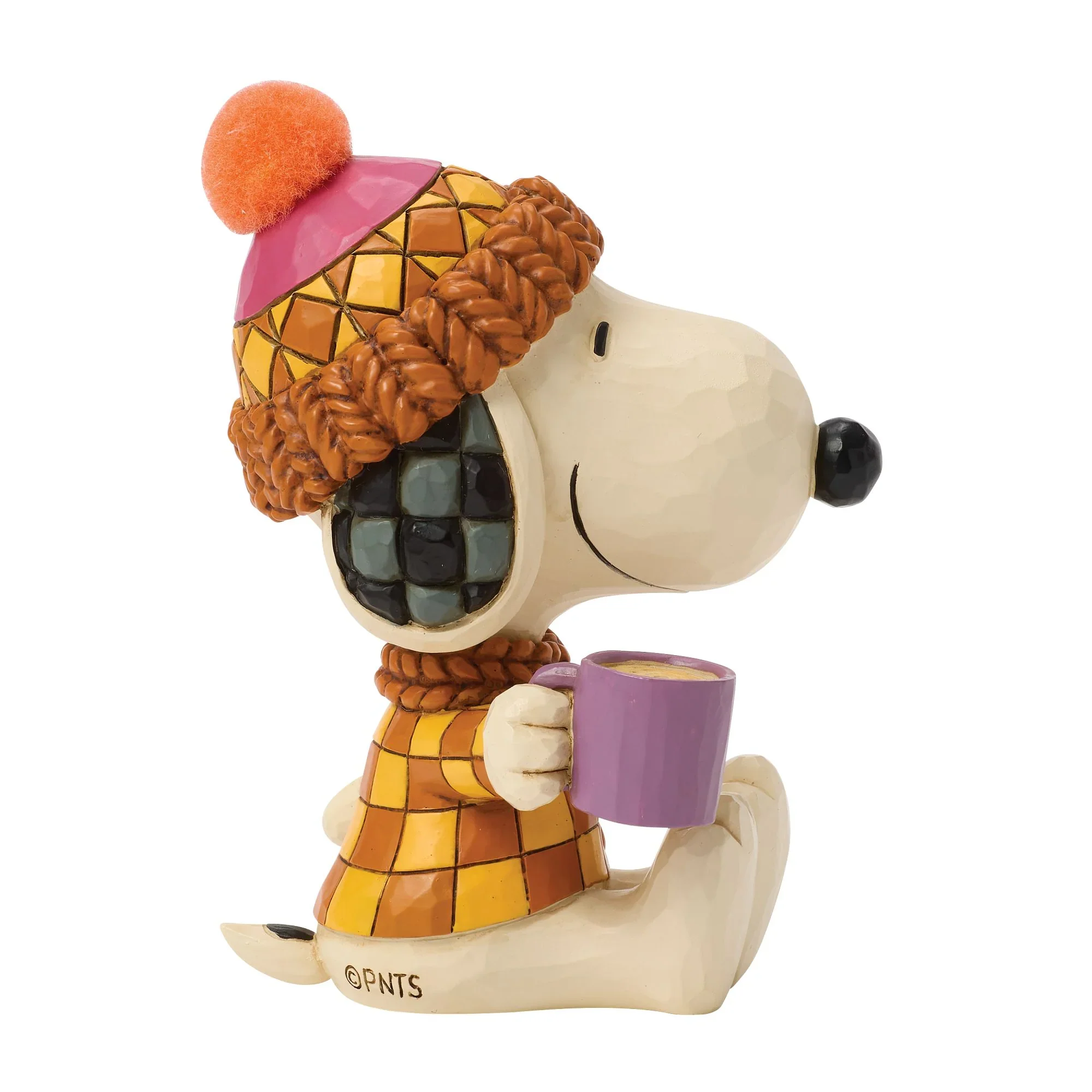 Jim Shore Snoopy Cozy for Fall with Mug Figurine, 4.25" - Image 5