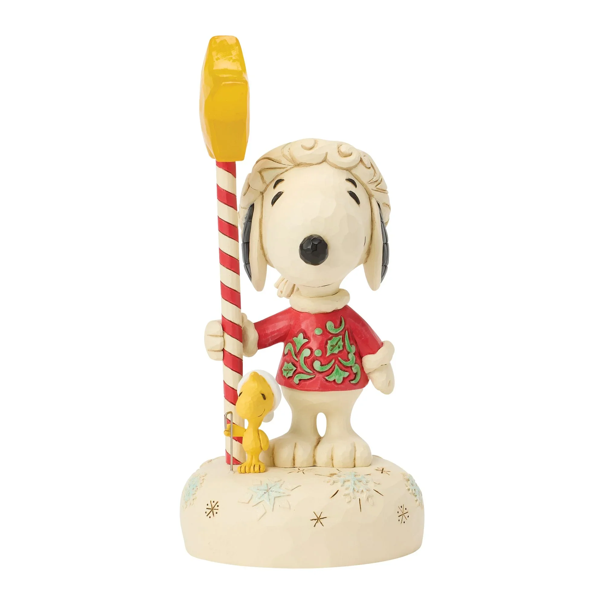 Jim Shore Snoopy Light Up Star Staff Figurine, 7" - Image 2