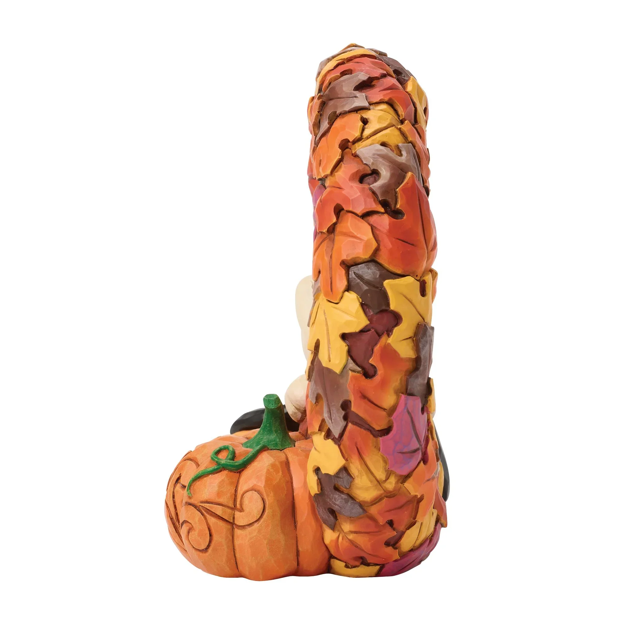 Jim Shore Snoopy on Fall Wreath Figurine, 6" - Image 2