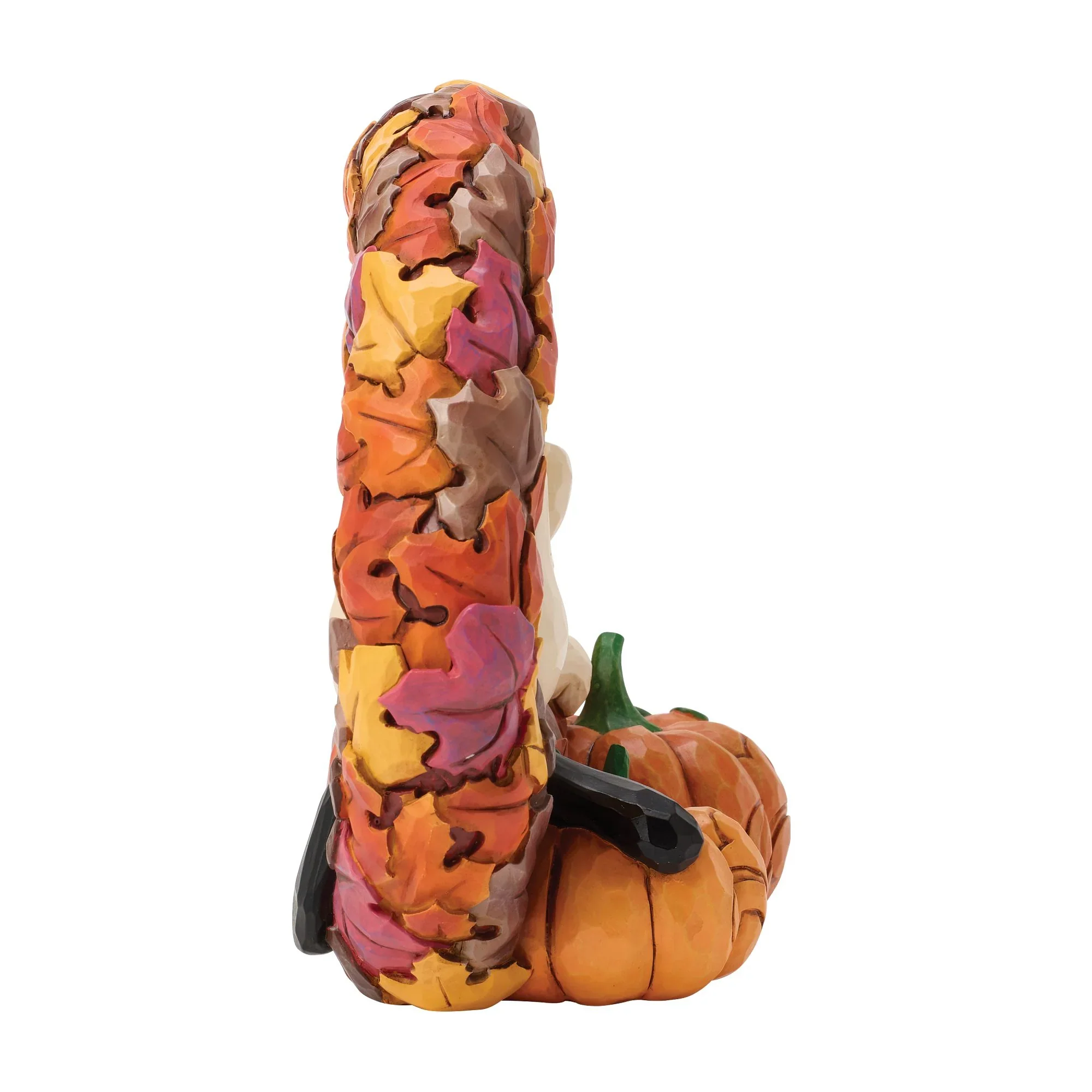 Jim Shore Snoopy on Fall Wreath Figurine, 6" - Image 4