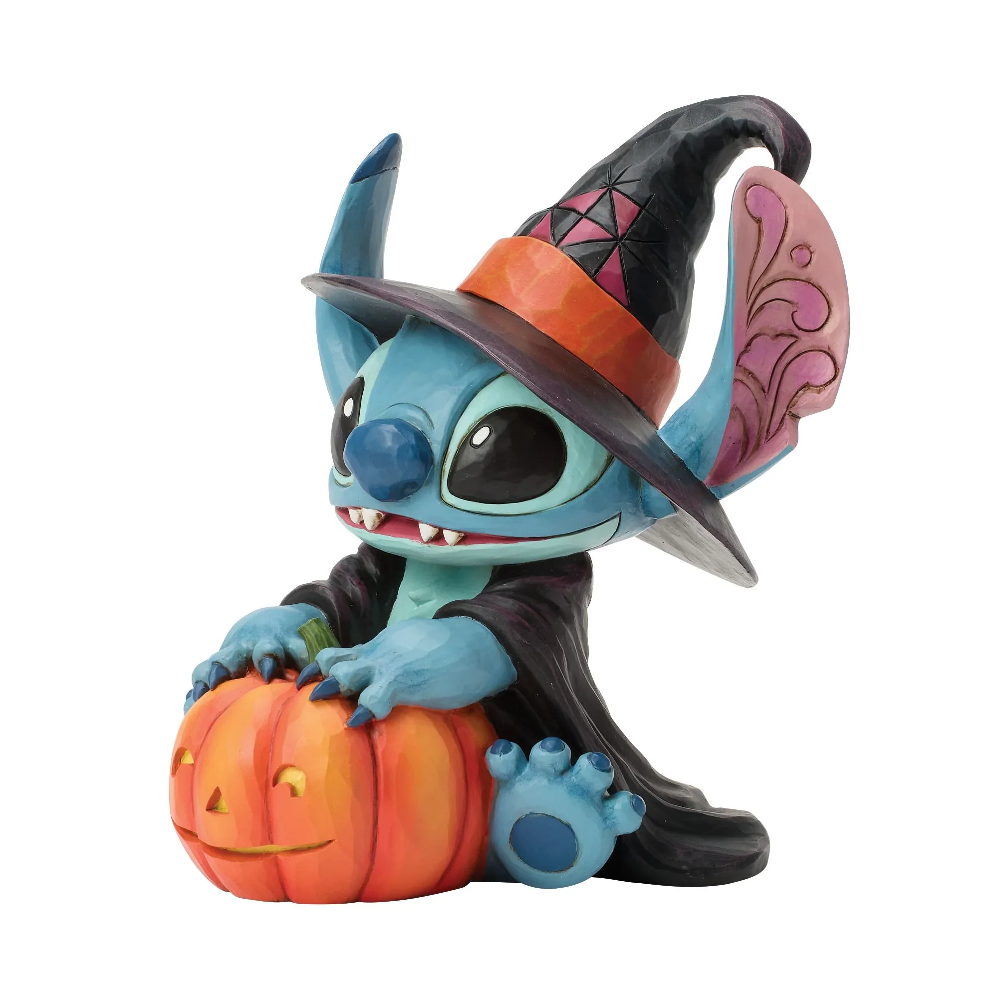 Jim Shore Stitch Witch by Jack-o-Lantern Figurine, 5.9" - Image 3