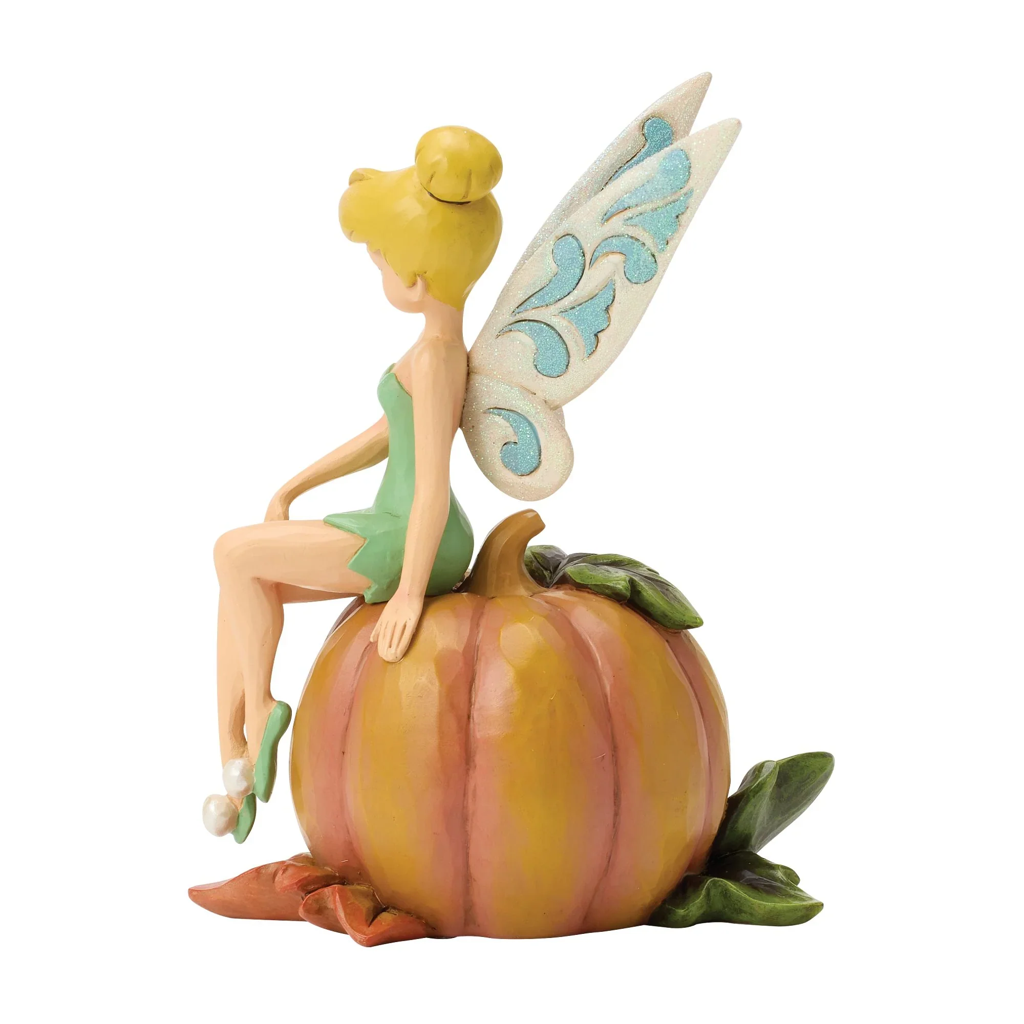 Jim Shore Tinker Bell on Pumpkin Figurine, 5.75" - Image 5
