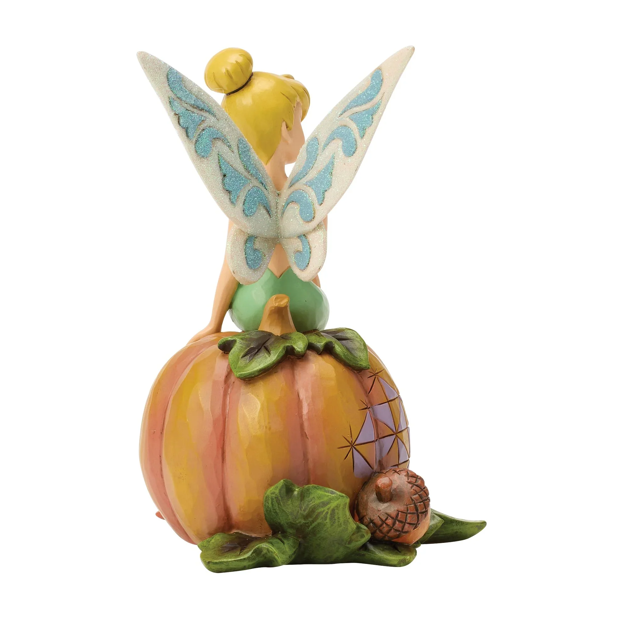 Jim Shore Tinker Bell on Pumpkin Figurine, 5.75" - Image 6