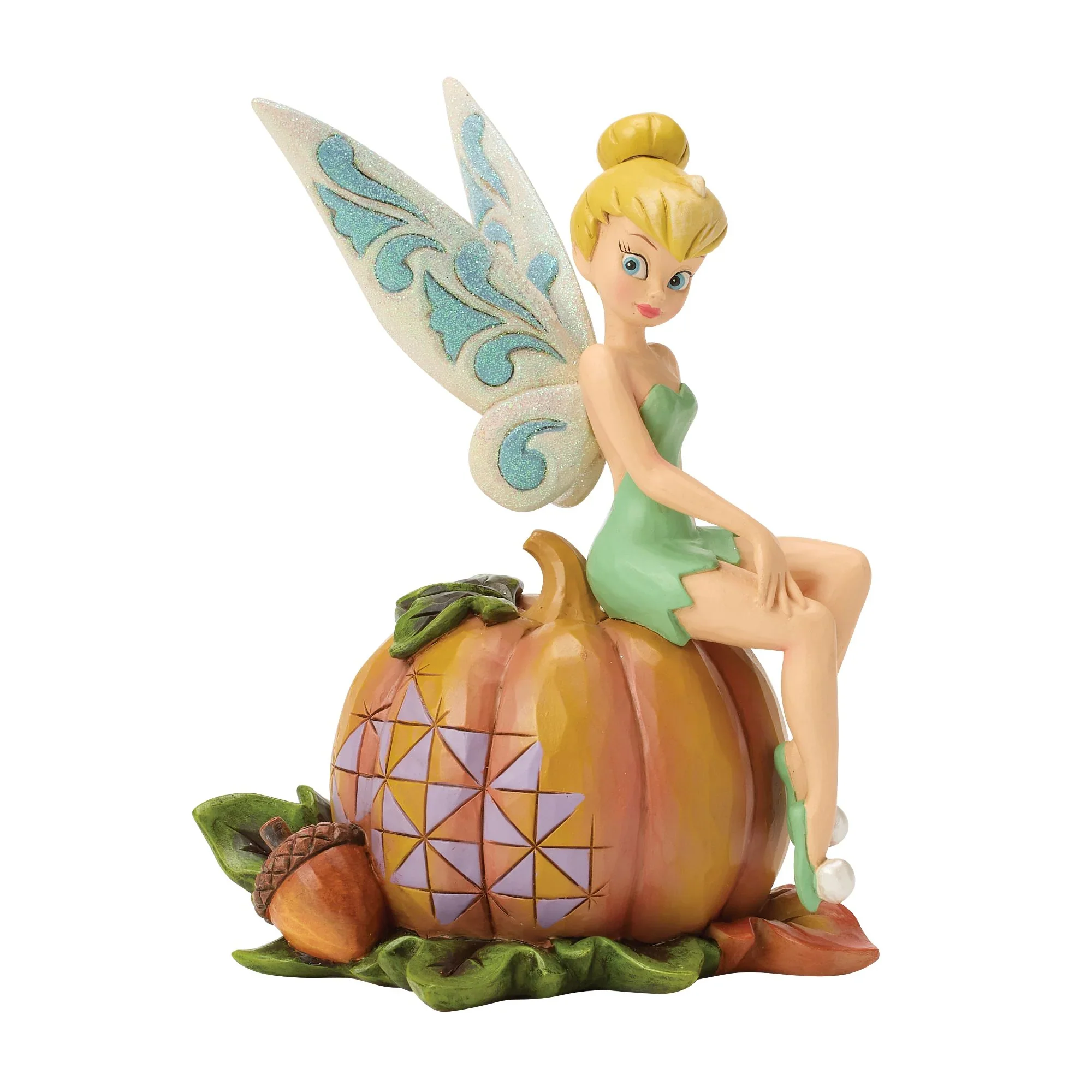 Jim Shore Tinker Bell on Pumpkin Figurine, 5.75" - Image 8