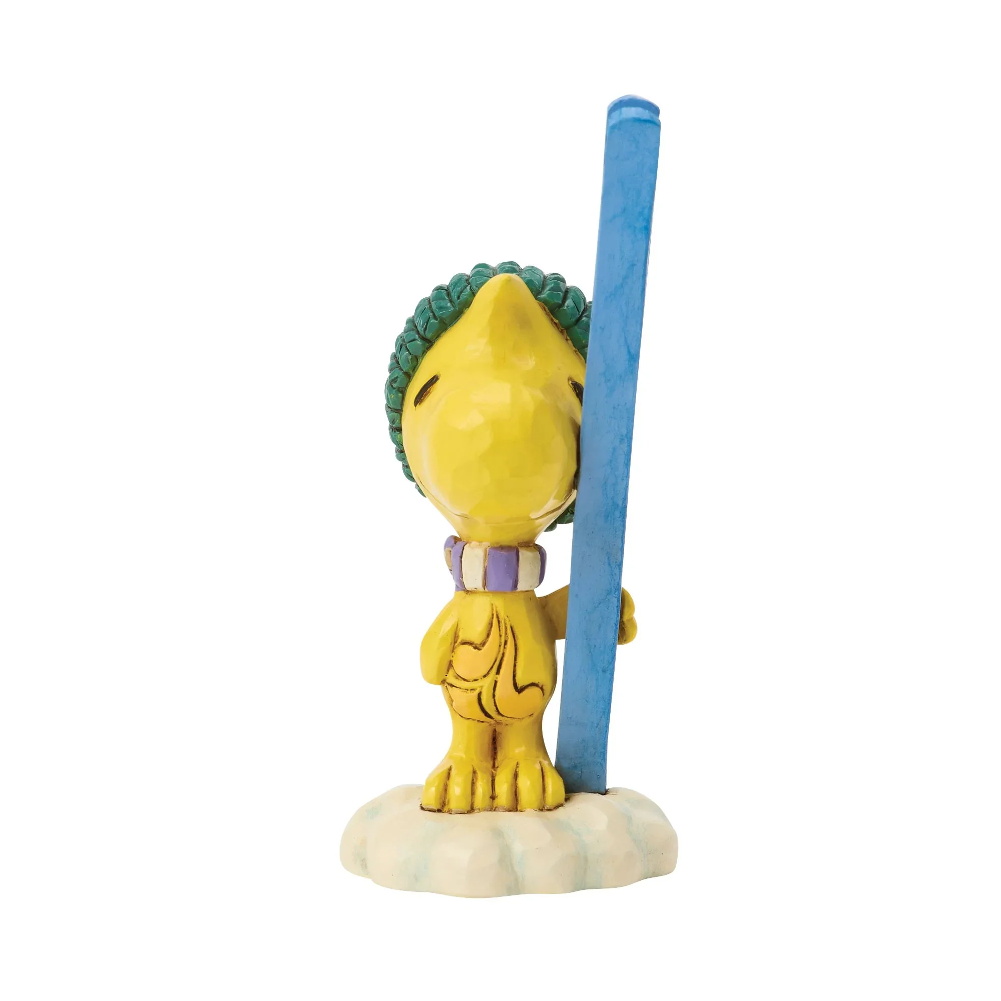 Jim Shore Woodstock with Skis Mini Figurine, 3.3" - Image 3