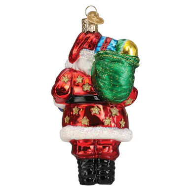 Jolly Santa Ornament - Image 3